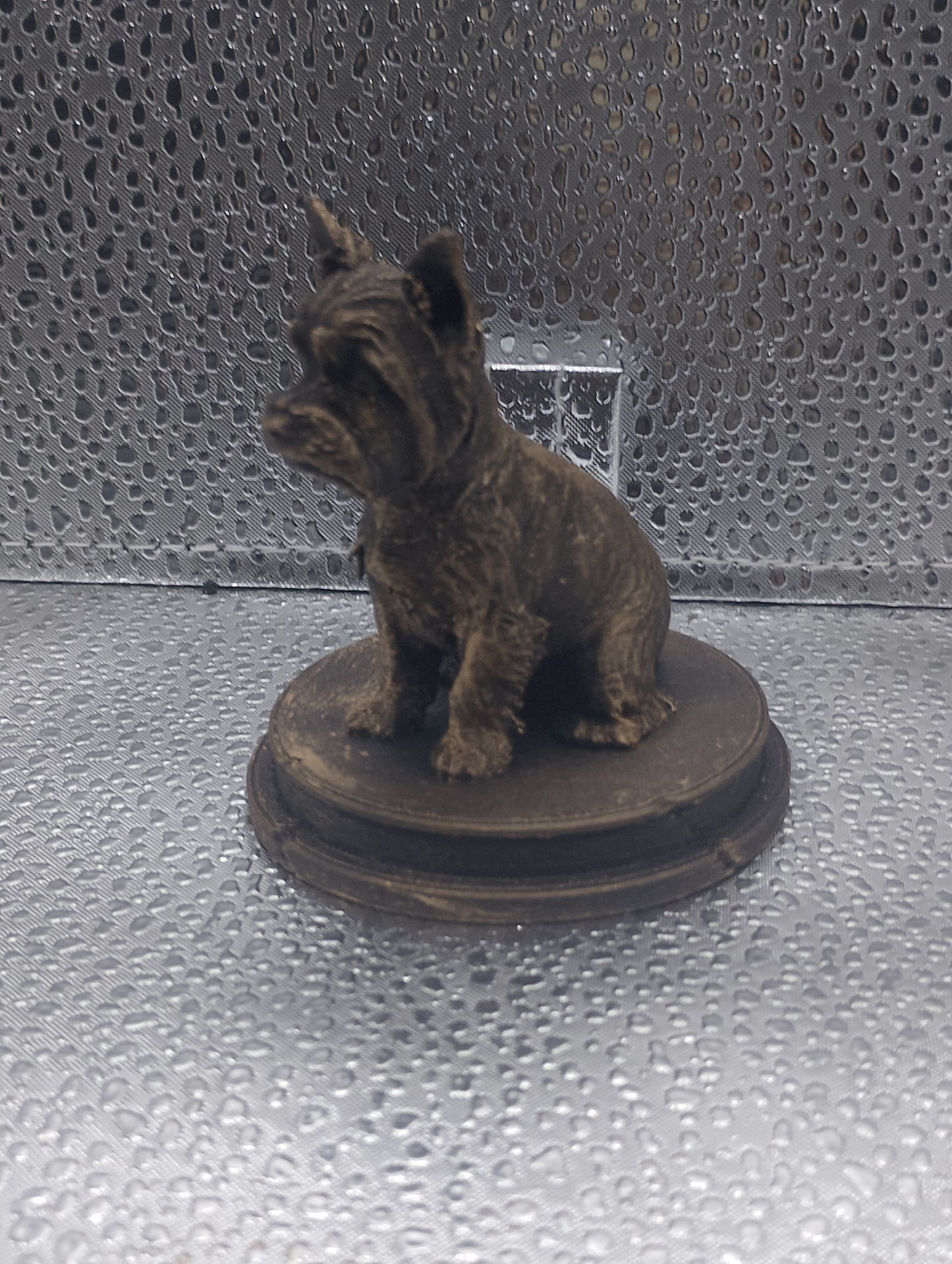 Yorkshire Terrier Dog Bust – 7cm Miniature Statue