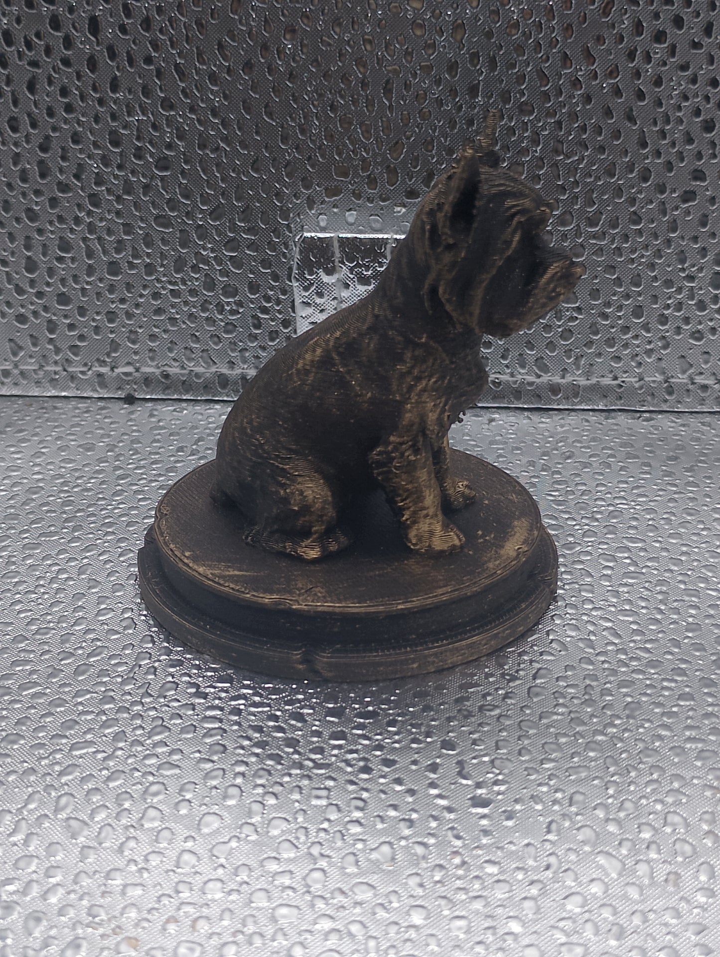 Yorkshire Terrier Dog Bust – 7cm Miniature Statue