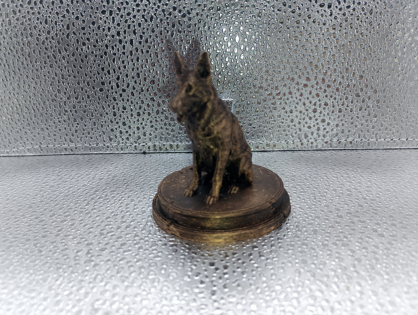 German Shepherd Dog Bust – 7cm Miniature Statue