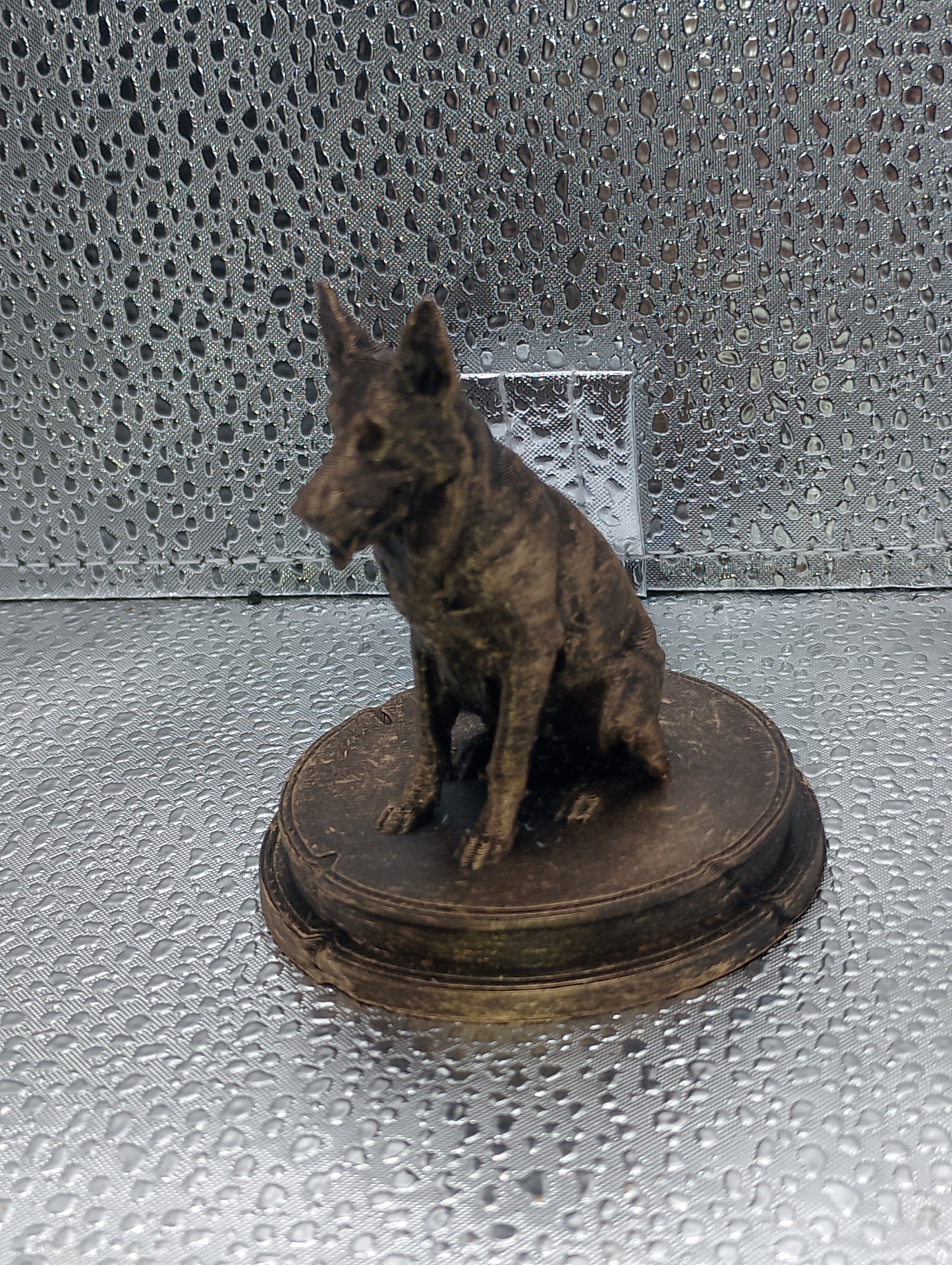 German Shepherd Dog Bust – 7cm Miniature Statue