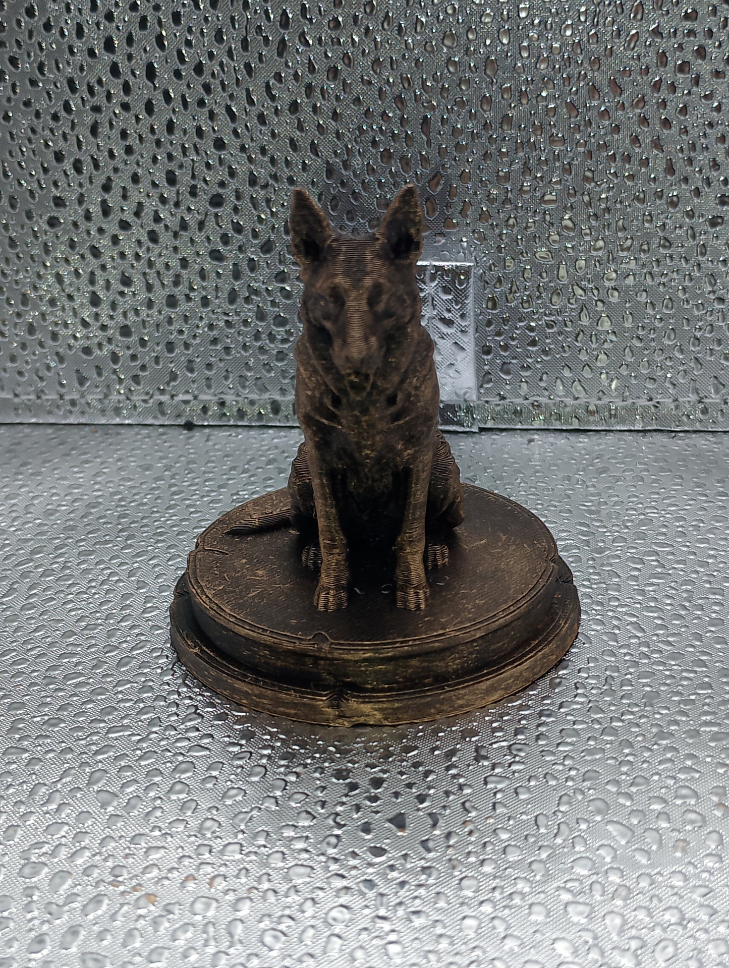German Shepherd Dog Bust – 7cm Miniature Statue