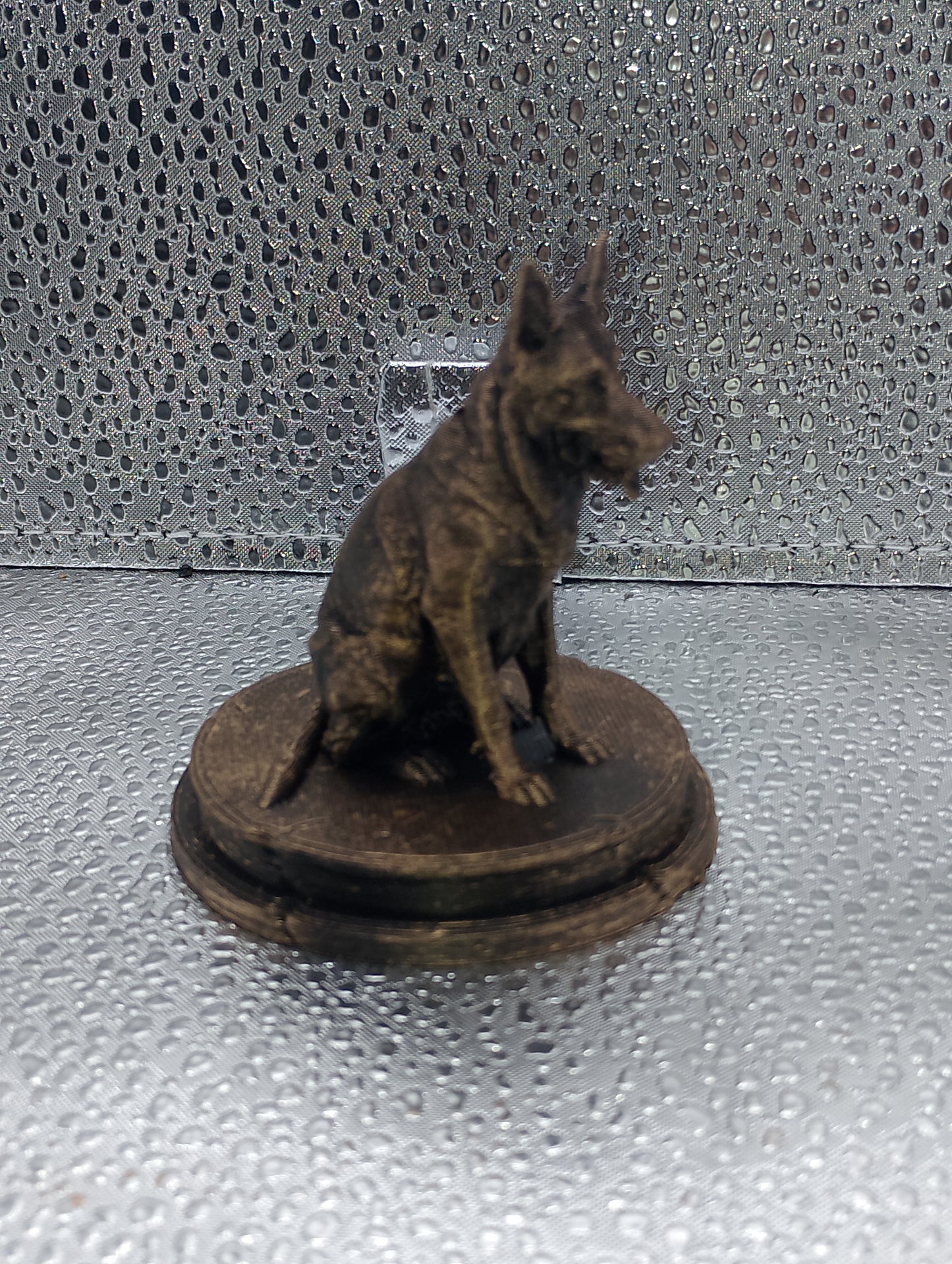 German Shepherd Dog Bust – 7cm Miniature Statue