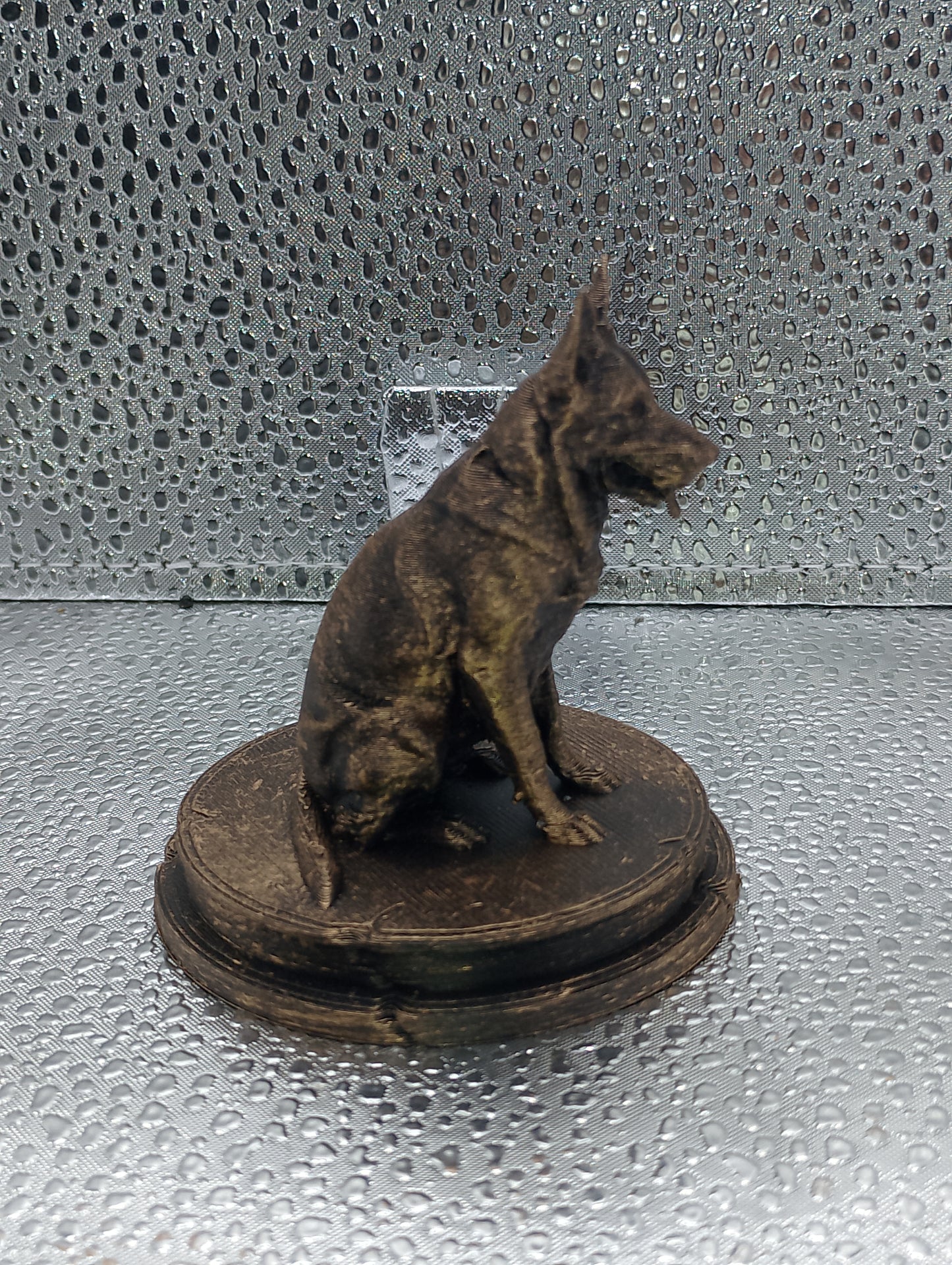 German Shepherd Dog Bust – 7cm Miniature Statue