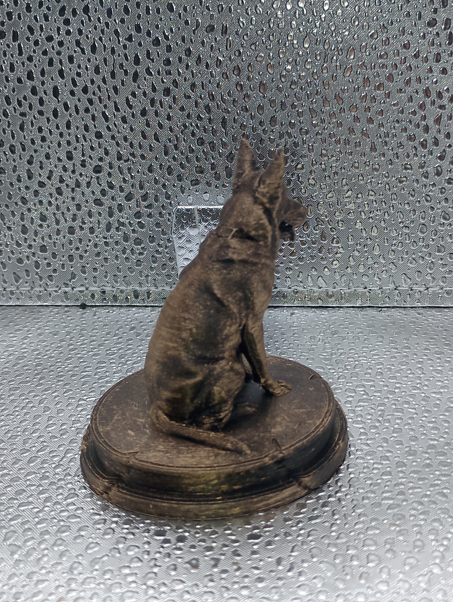 German Shepherd Dog Bust – 7cm Miniature Statue