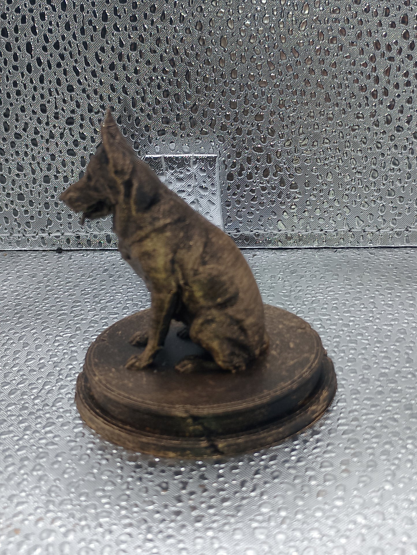 German Shepherd Dog Bust – 7cm Miniature Statue