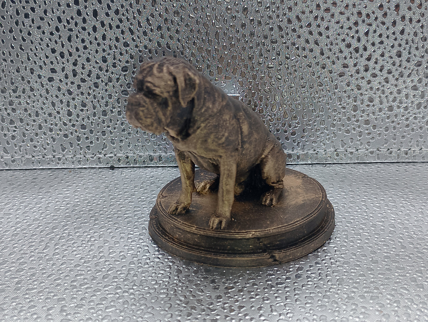 Dogue de Bordeaux Dog Bust – 7cm Miniature Statue