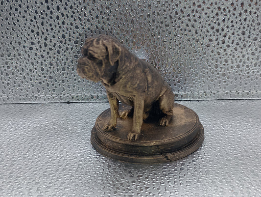 Dogue de Bordeaux Dog Bust – 7cm Miniature Statue