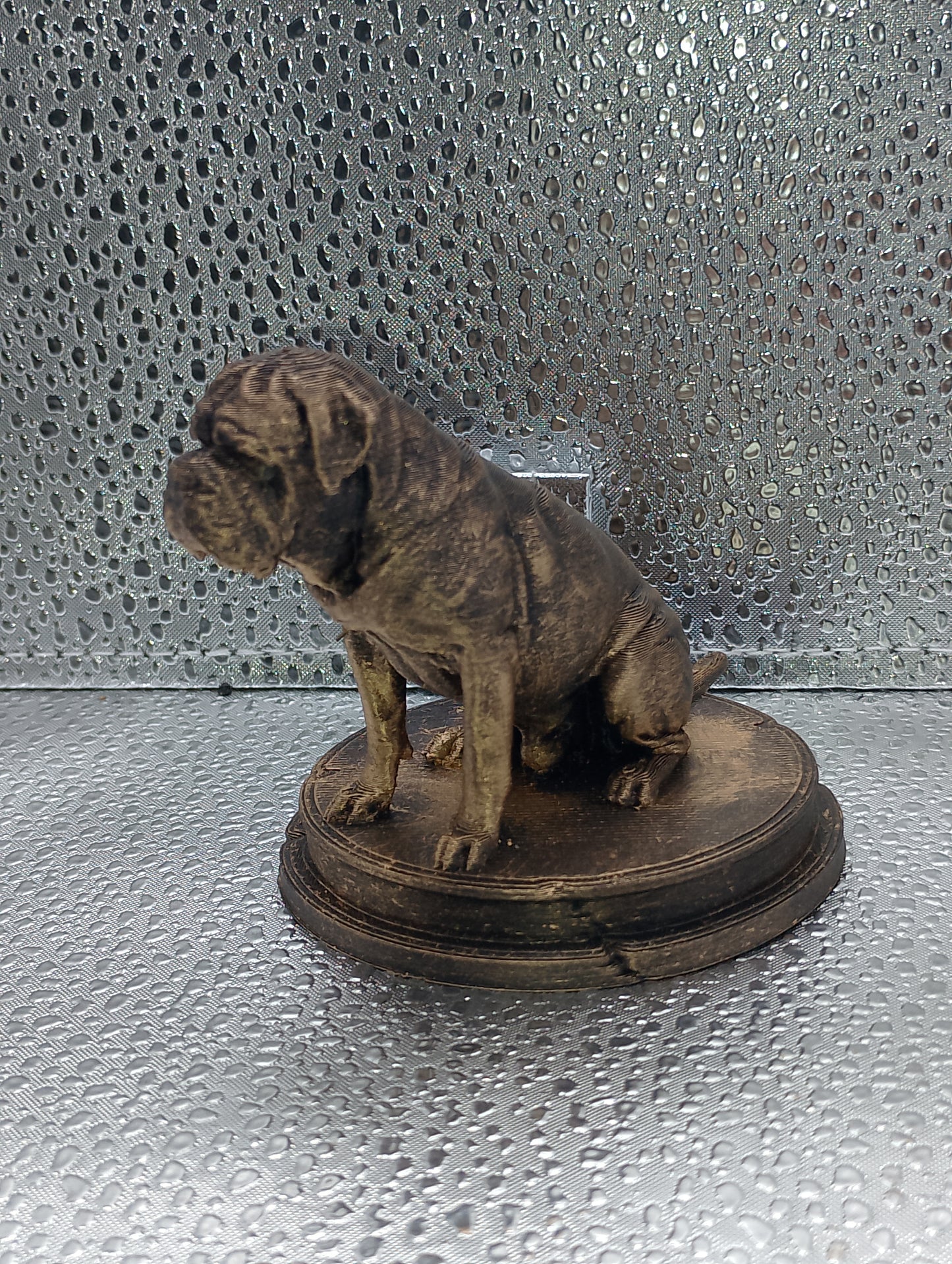 Dogue de Bordeaux Dog Bust – 7cm Miniature Statue