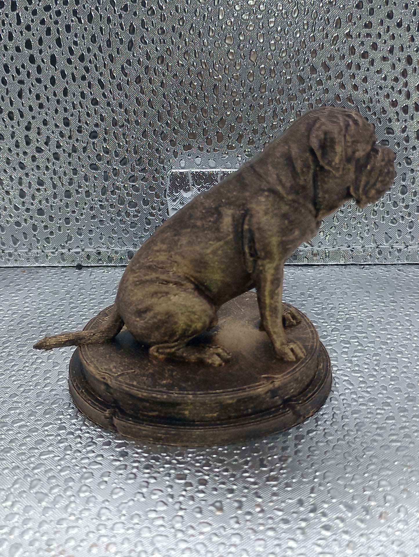 Dogue de Bordeaux Dog Bust – 7cm Miniature Statue