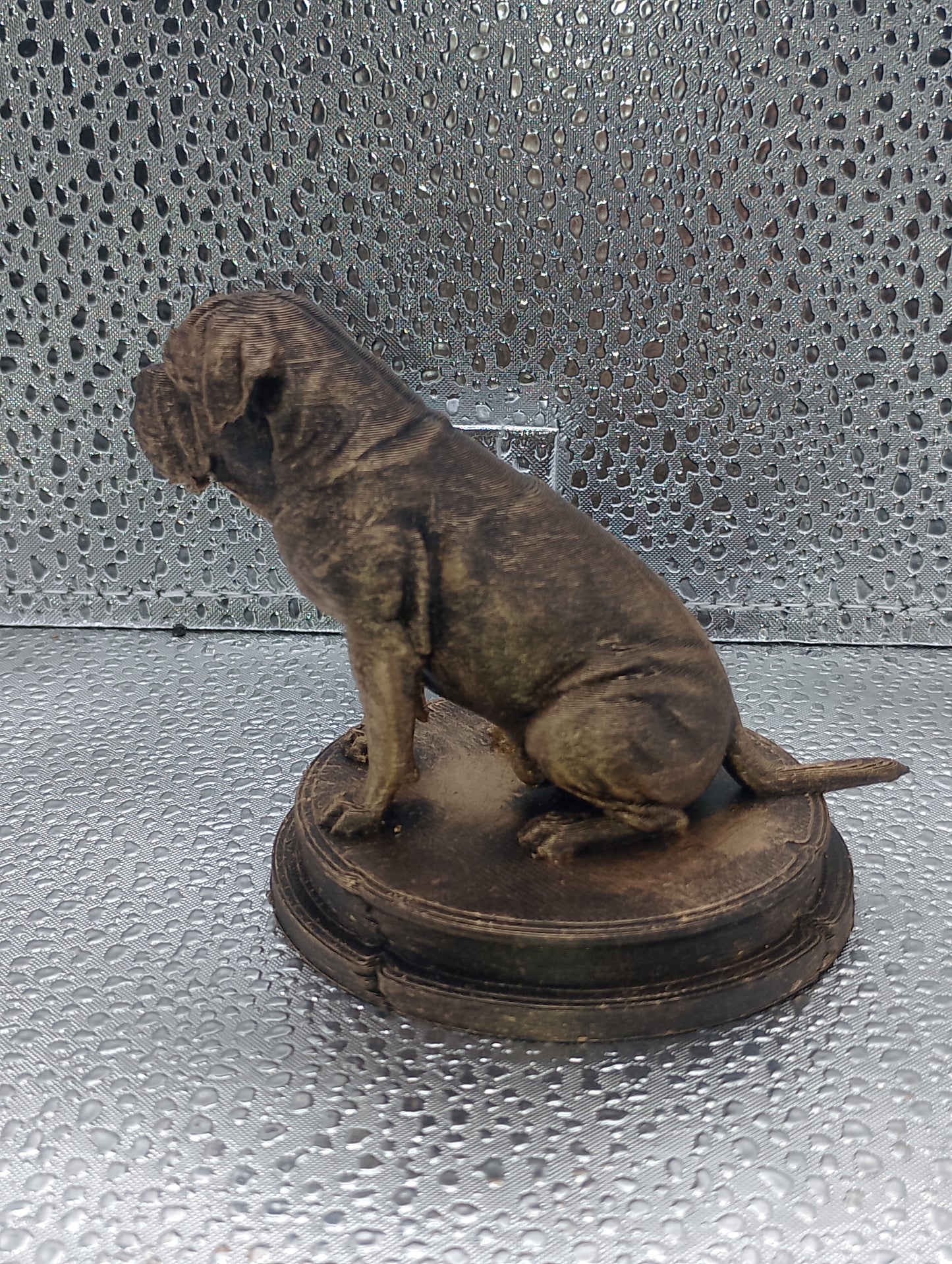 Dogue de Bordeaux Dog Bust – 7cm Miniature Statue
