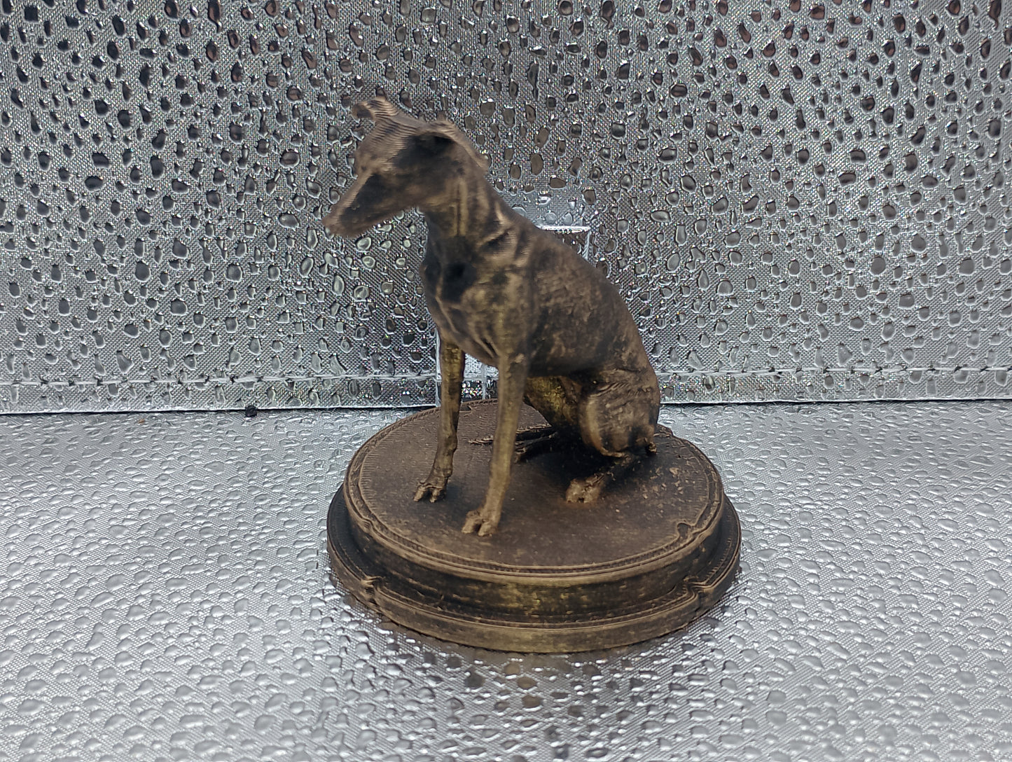Whippet Dog Bust – 7cm Miniature Statue
