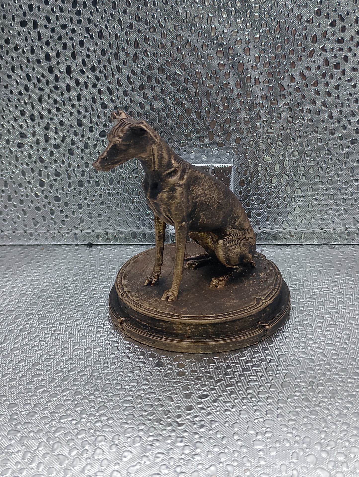Whippet Dog Bust – 7cm Miniature Statue