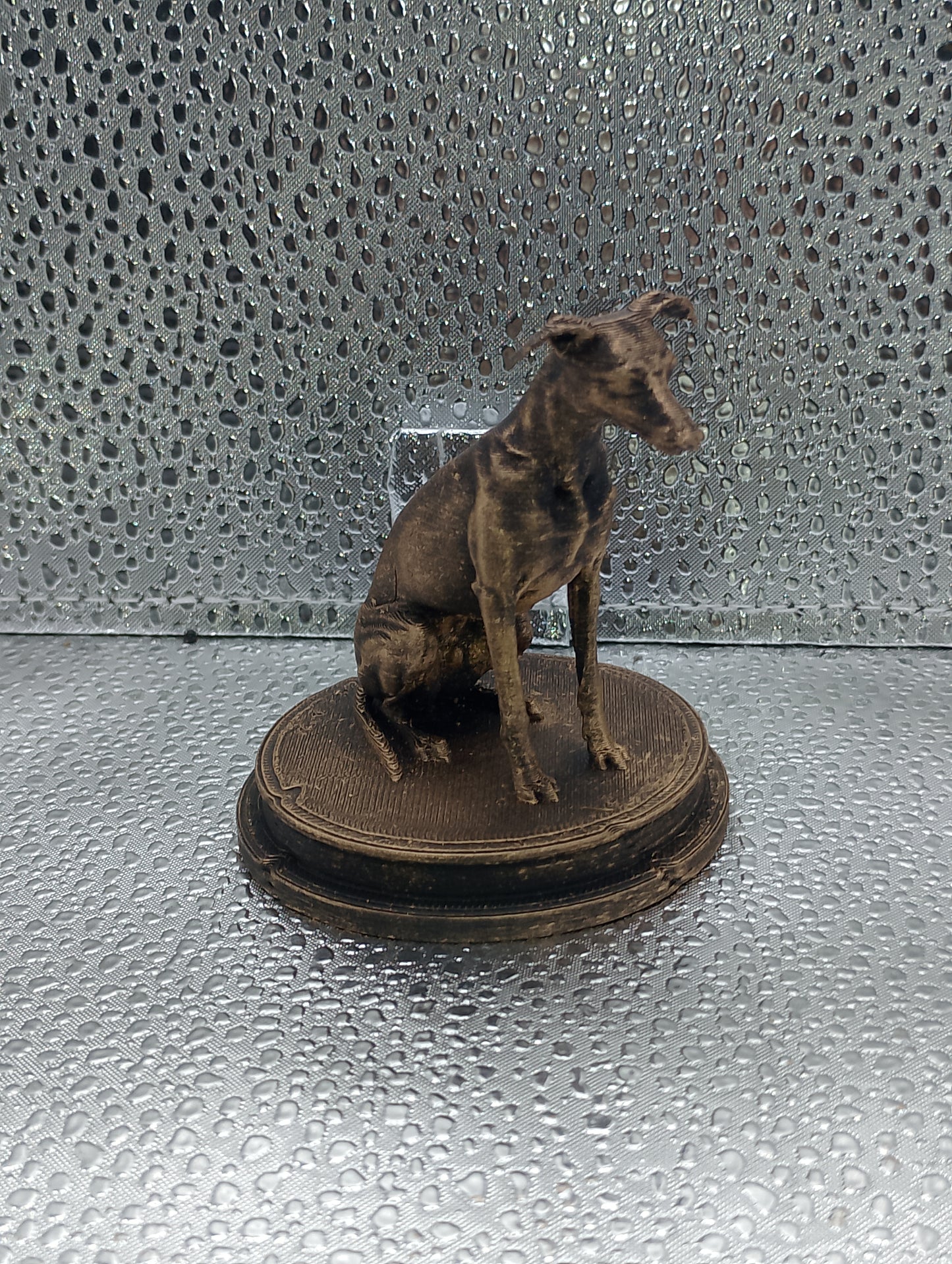 Whippet Dog Bust – 7cm Miniature Statue