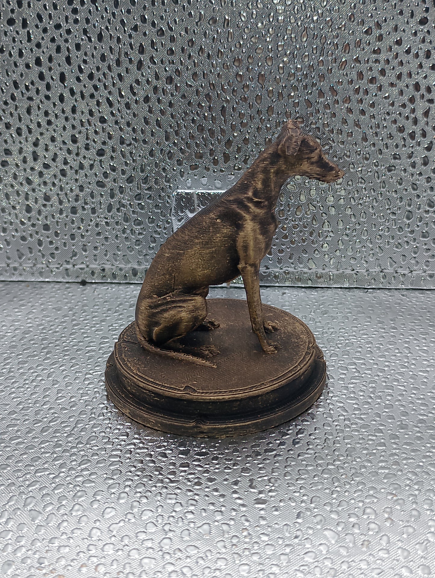 Whippet Dog Bust – 7cm Miniature Statue