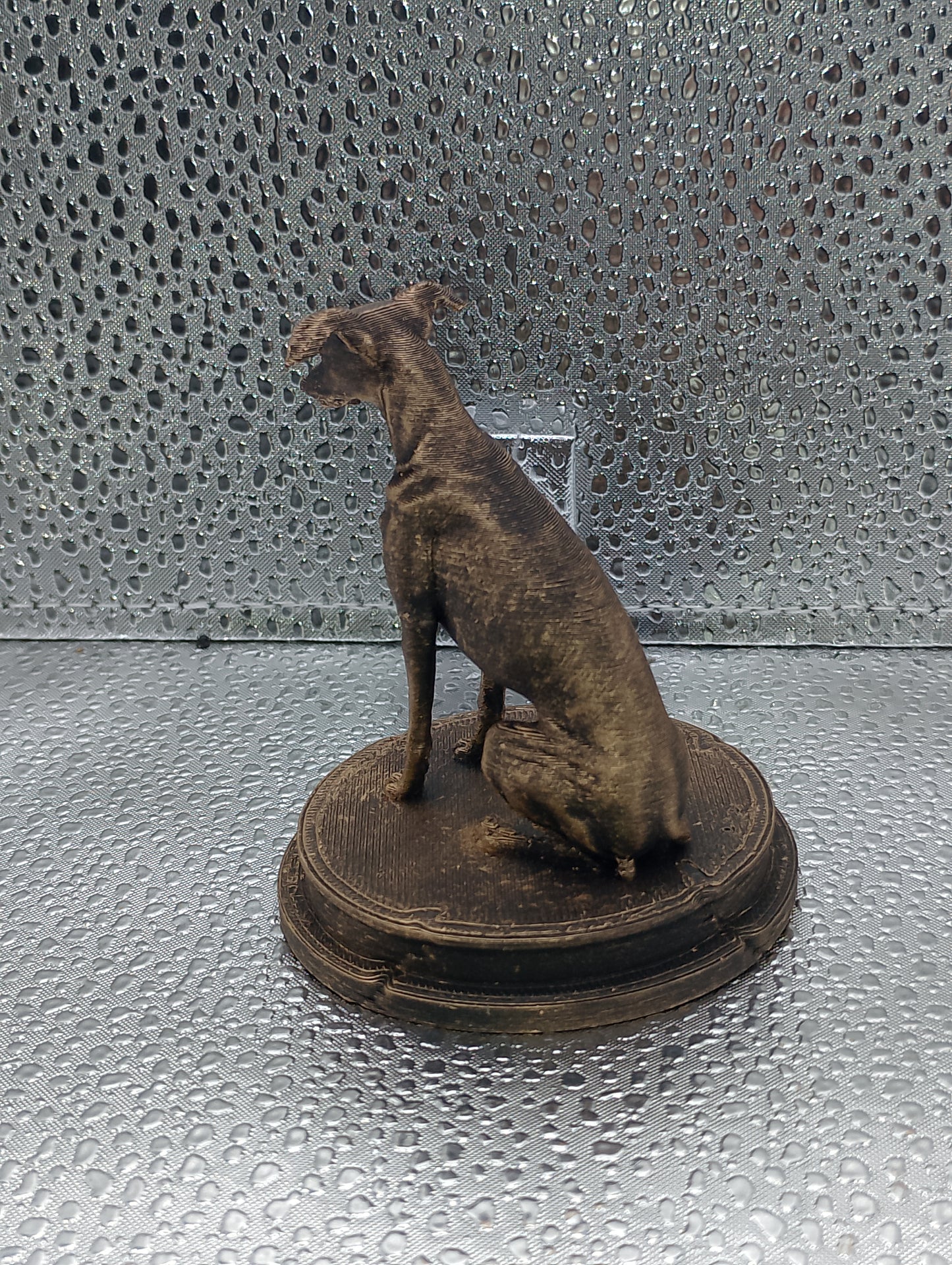 Whippet Dog Bust – 7cm Miniature Statue