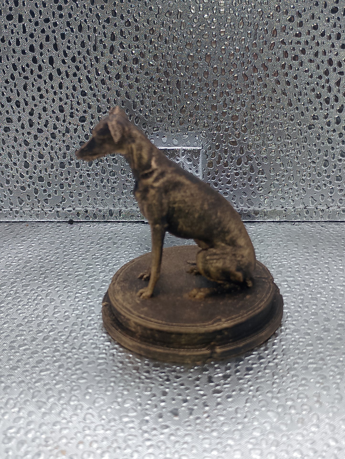Whippet Dog Bust – 7cm Miniature Statue