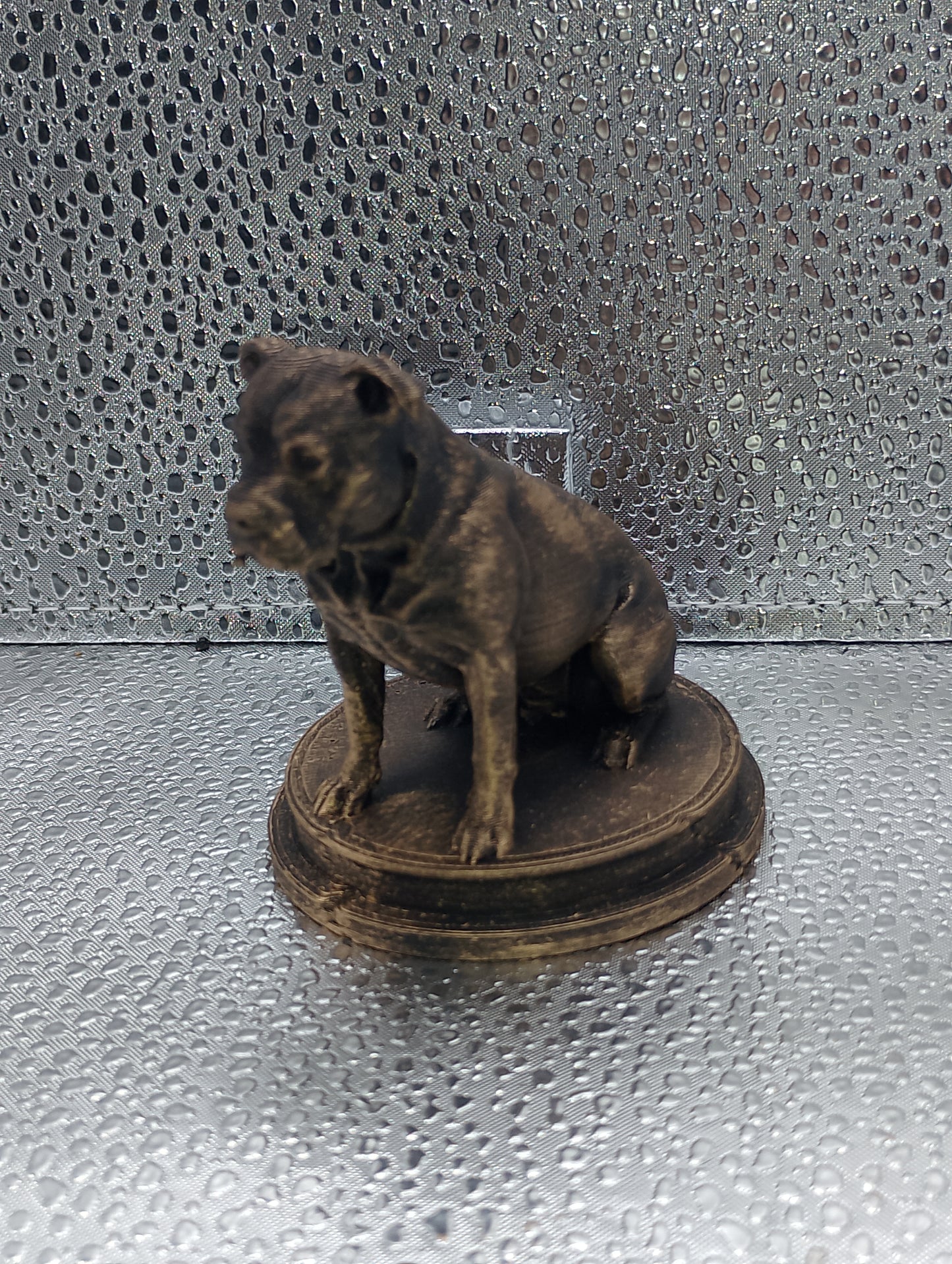 Staffordshire Bull Terrier Dog Bust – 7cm Miniature Statue