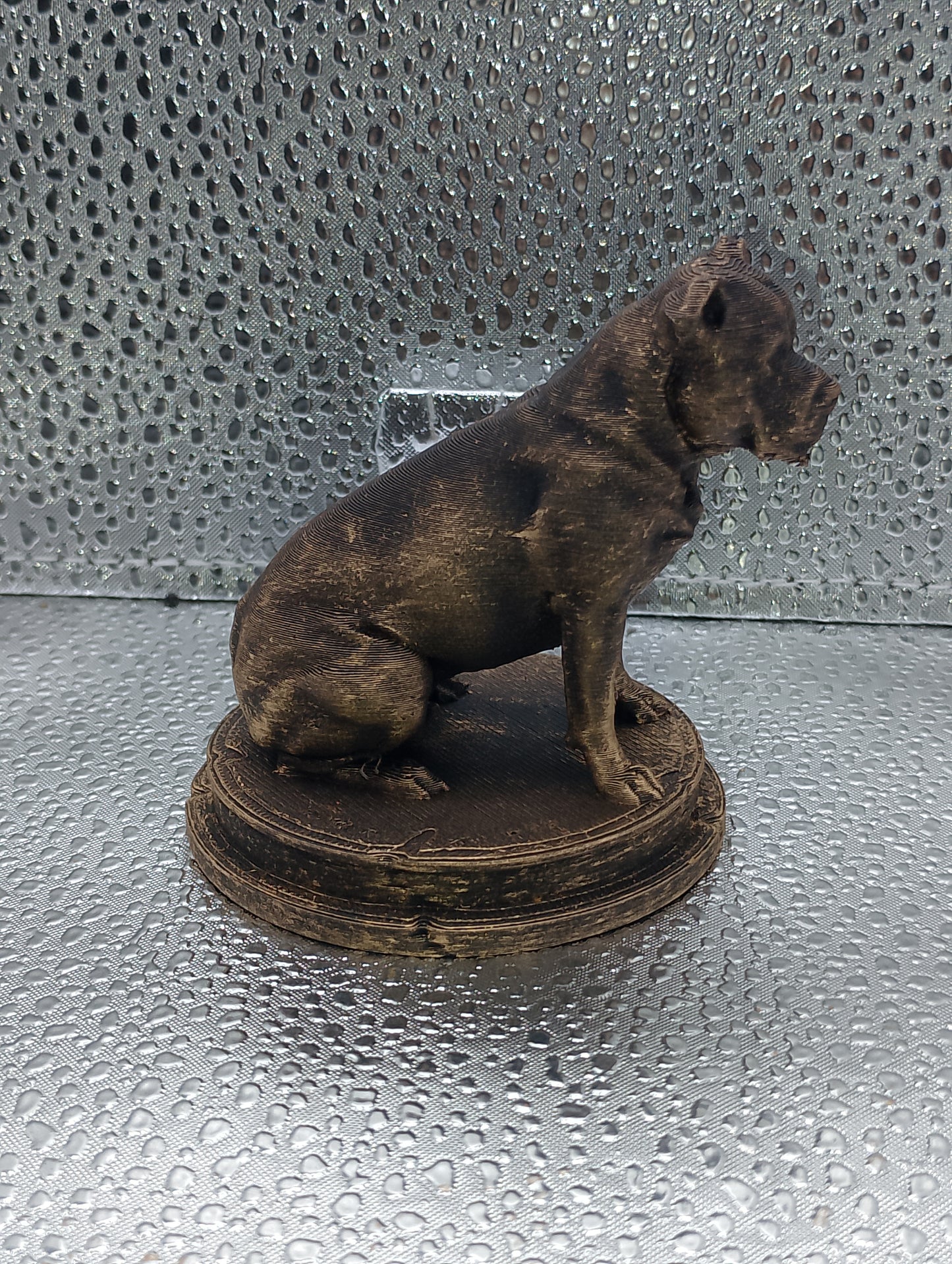 Staffordshire Bull Terrier Dog Bust – 7cm Miniature Statue