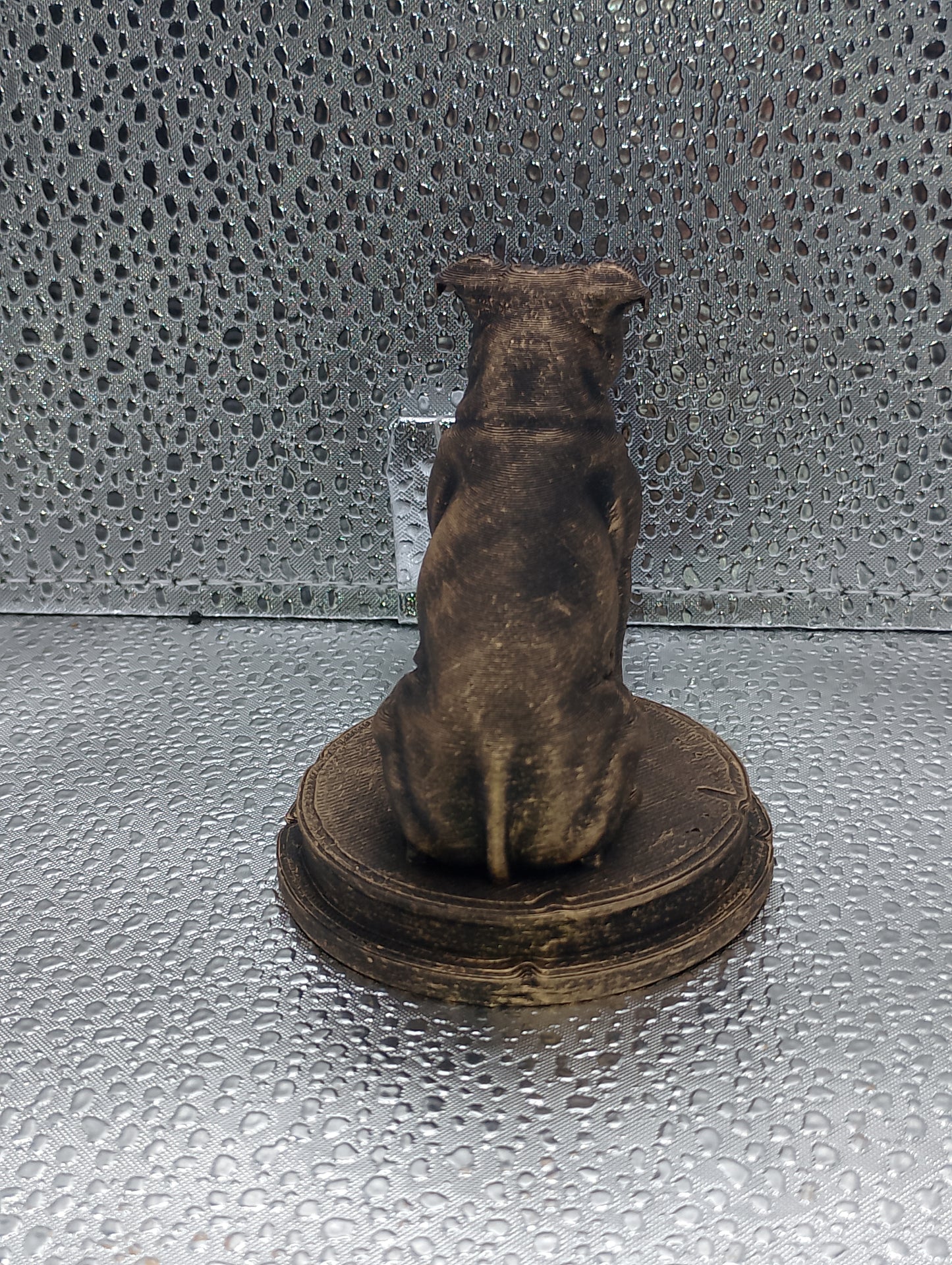 Staffordshire Bull Terrier Dog Bust – 7cm Miniature Statue