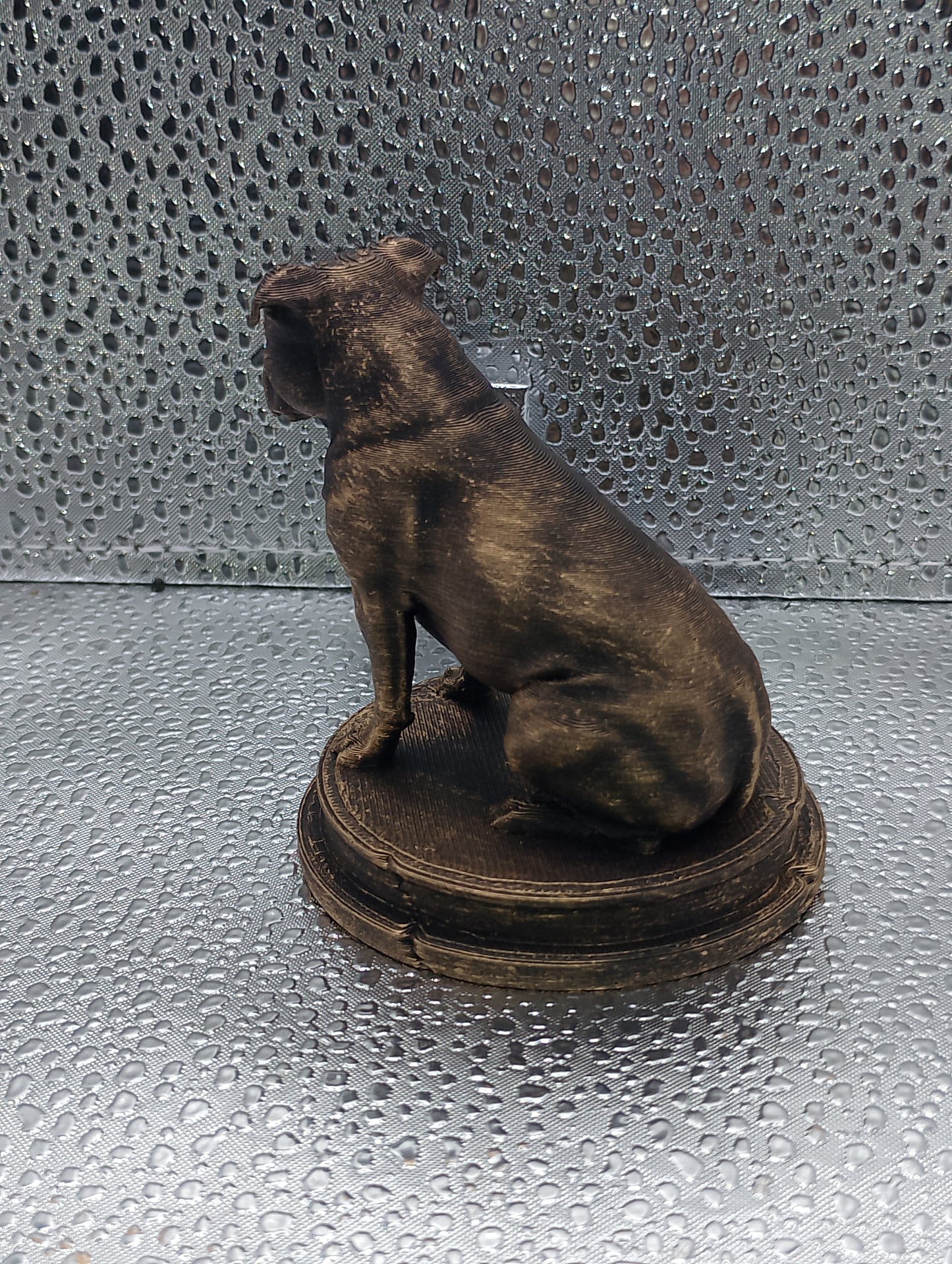 Staffordshire Bull Terrier Dog Bust – 7cm Miniature Statue