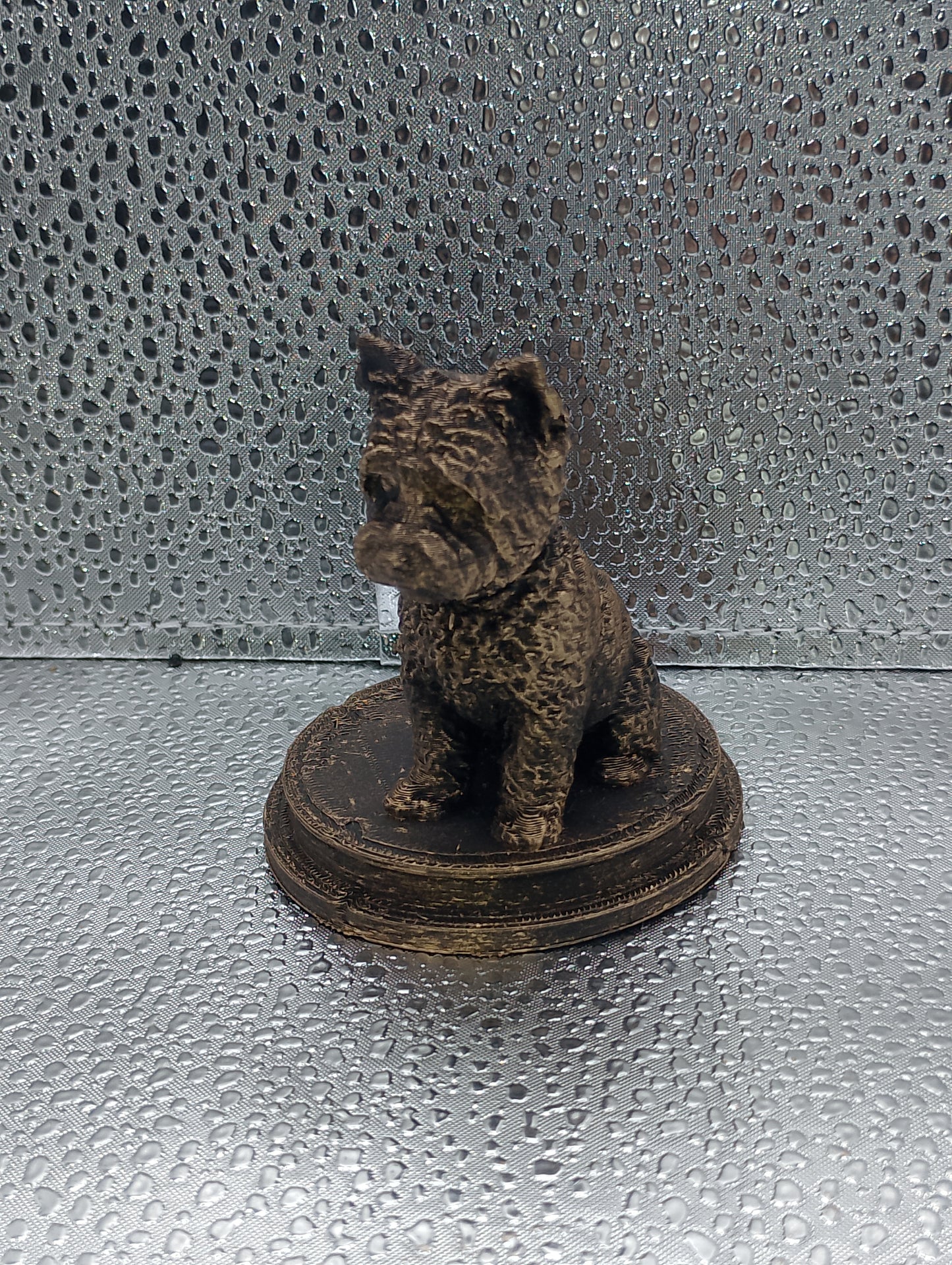 Cairn Terrier Dog Bust – 7cm Miniature Statue