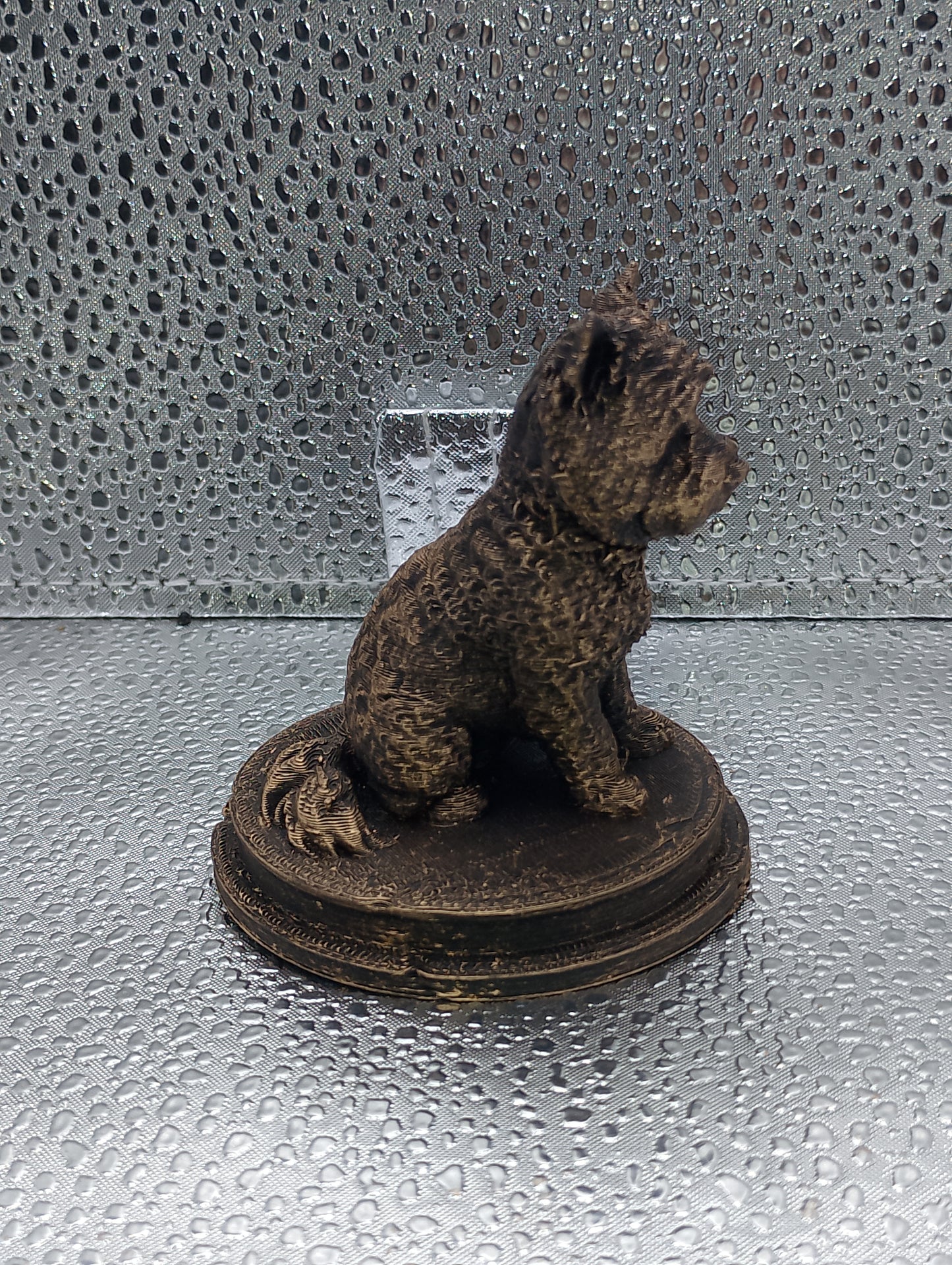 Cairn Terrier Dog Bust – 7cm Miniature Statue