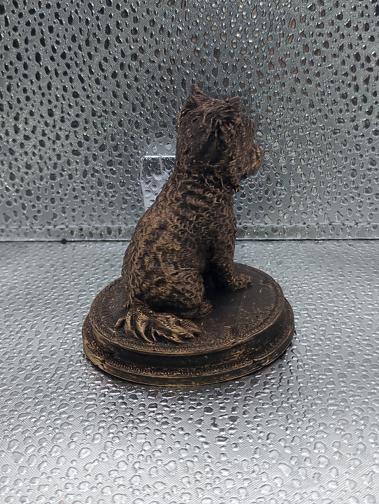 Cairn Terrier Dog Bust – 7cm Miniature Statue