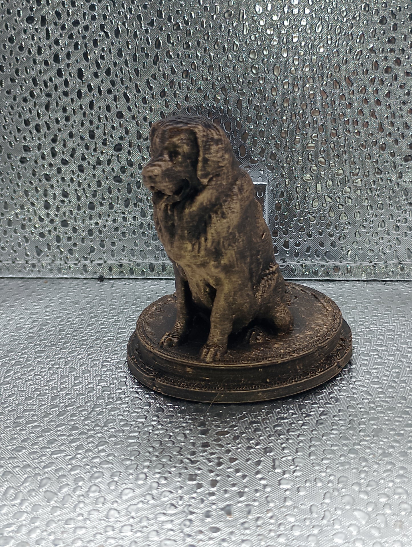 Leonberger Dog Bust – 7cm Miniature Statue