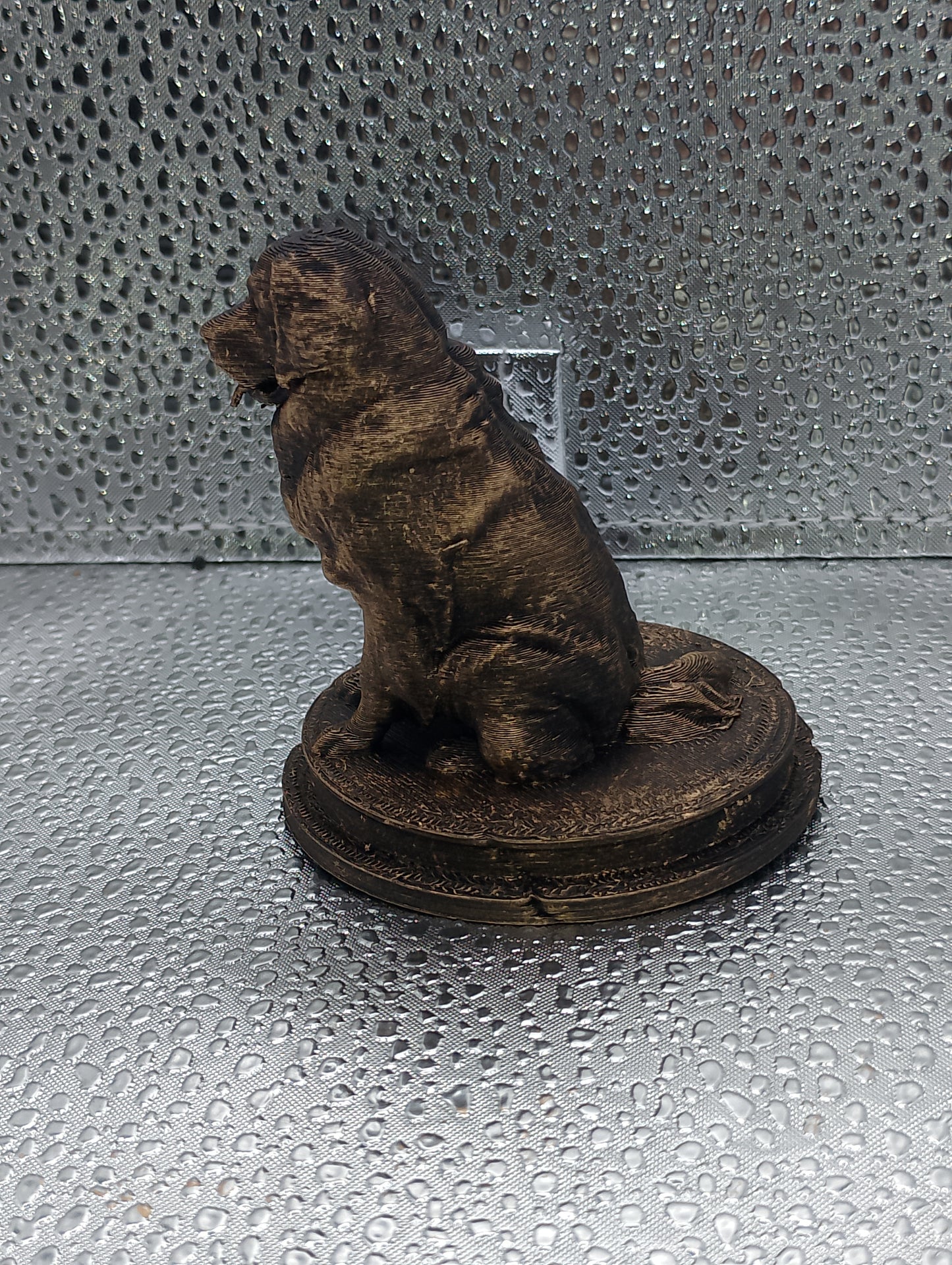 Leonberger Dog Bust – 7cm Miniature Statue