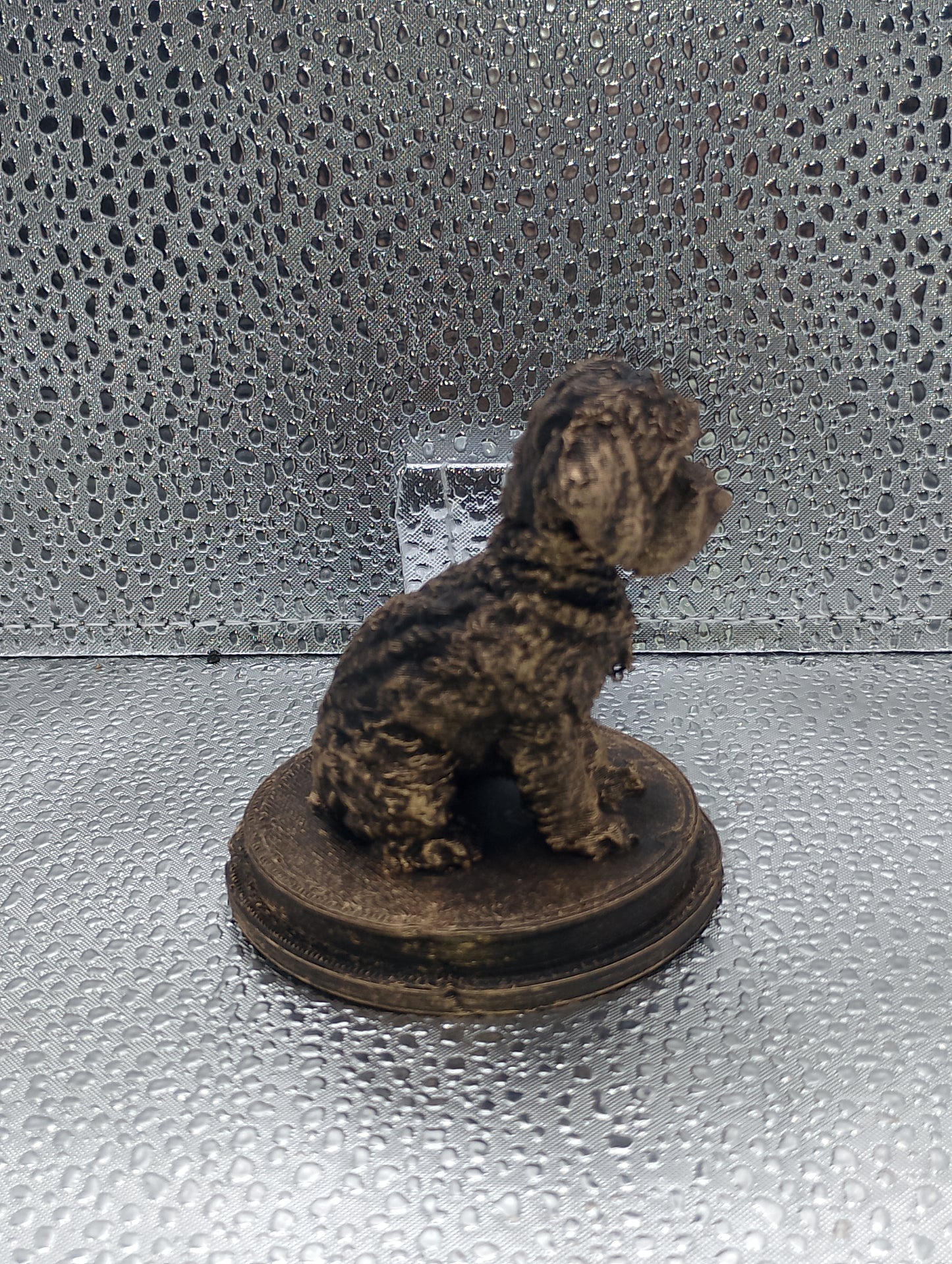 Yorkiepoo Dog Bust – 7cm Miniature Statue