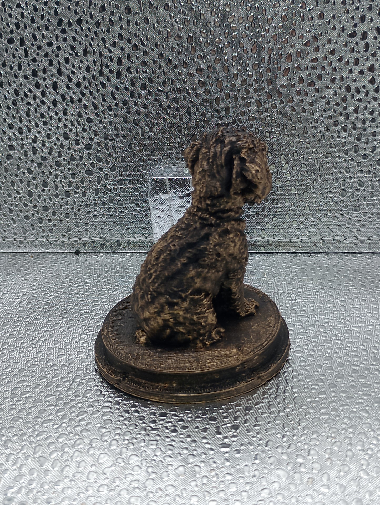 Yorkiepoo Dog Bust – 7cm Miniature Statue