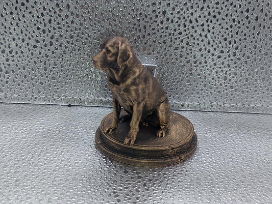 Labrador Retriever Dog Bust – 7cm Miniature Statue