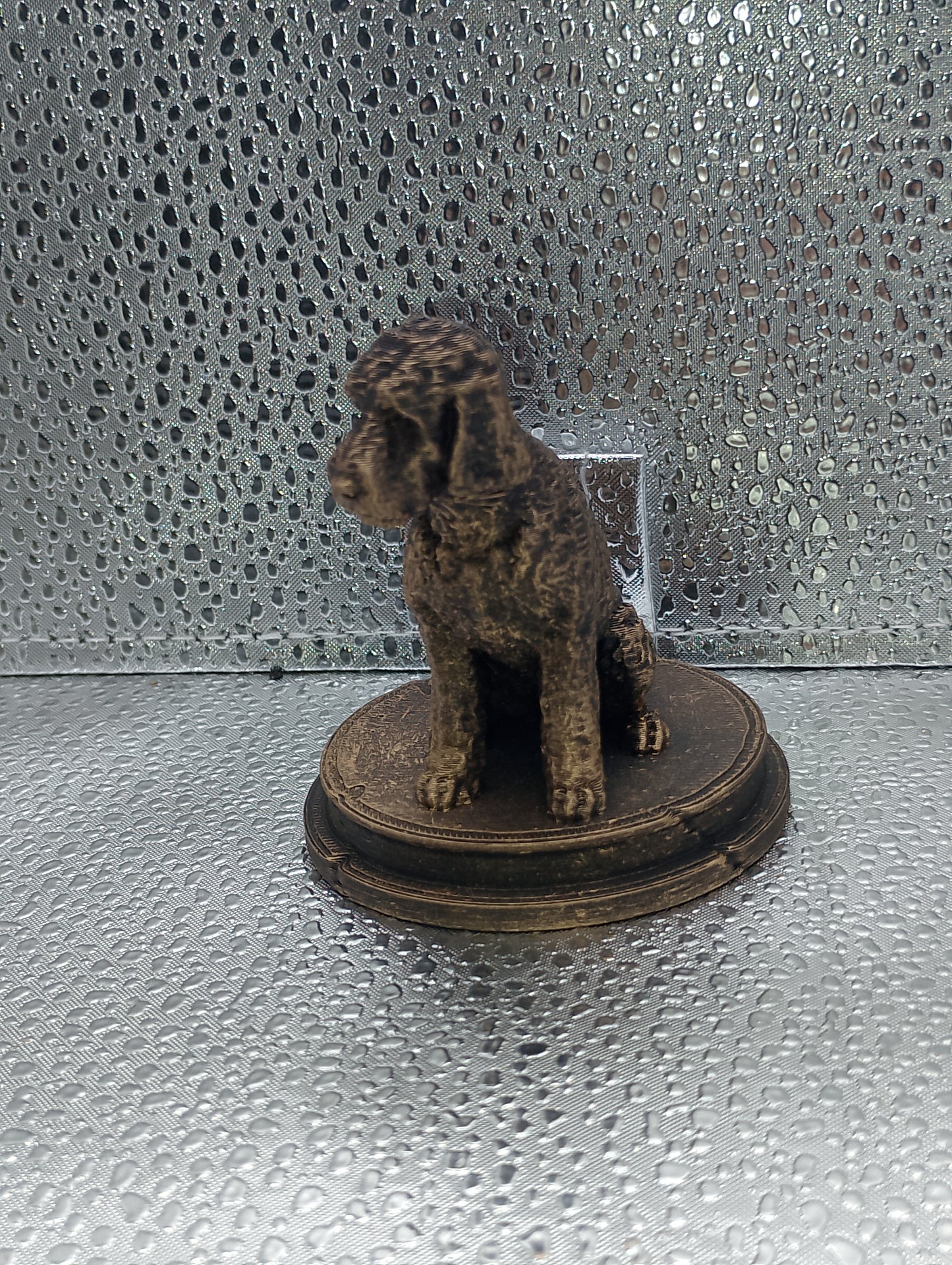 Labradoodle Dog Bust – 7cm Miniature Statue