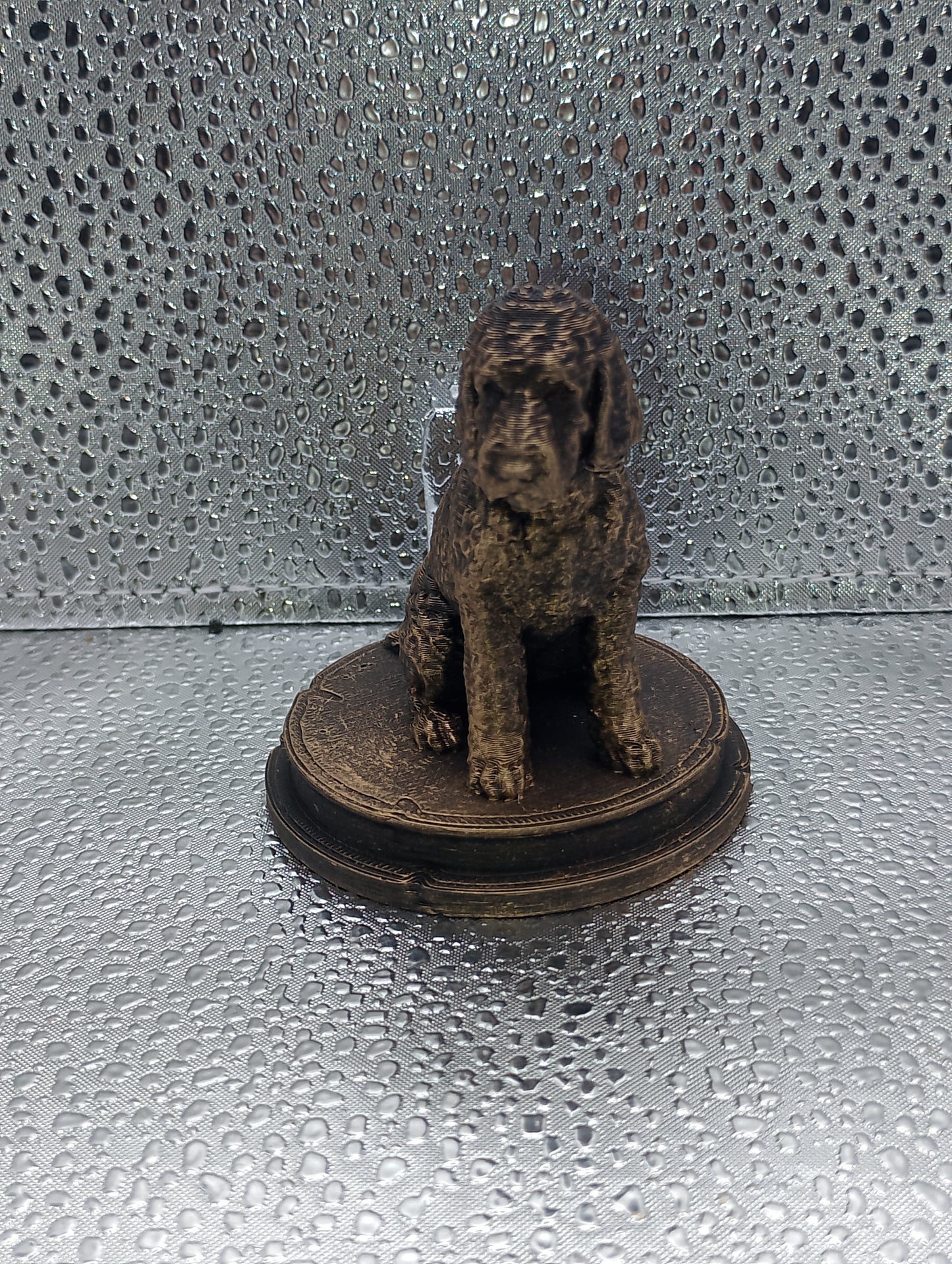 Labradoodle Dog Bust – 7cm Miniature Statue