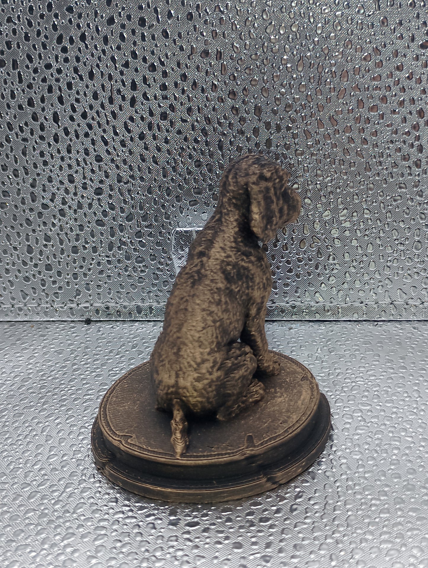 Labradoodle Dog Bust – 7cm Miniature Statue