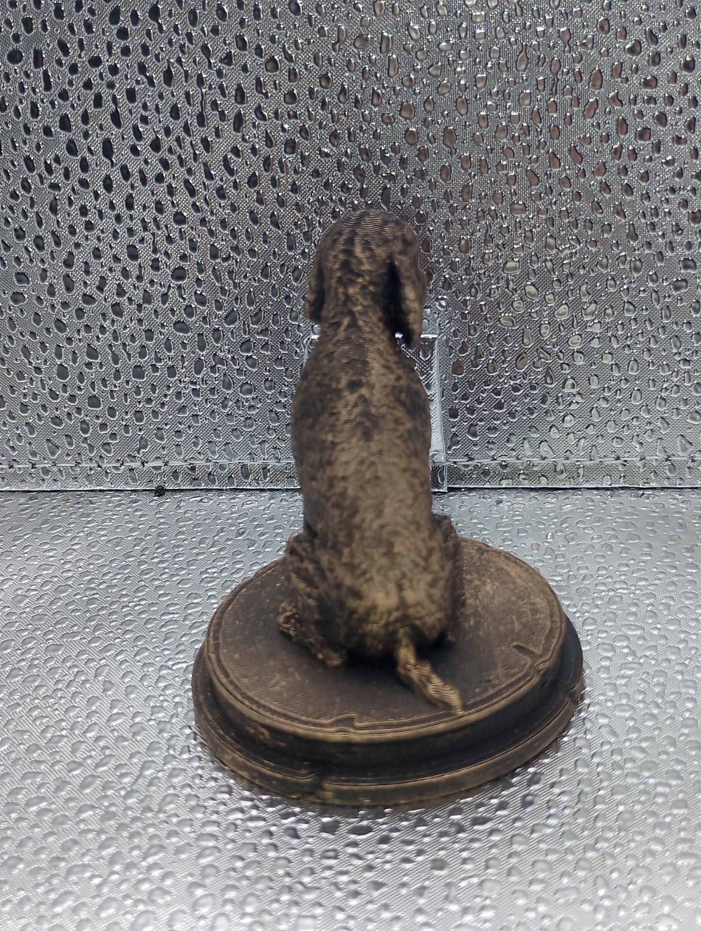 Labradoodle Dog Bust – 7cm Miniature Statue