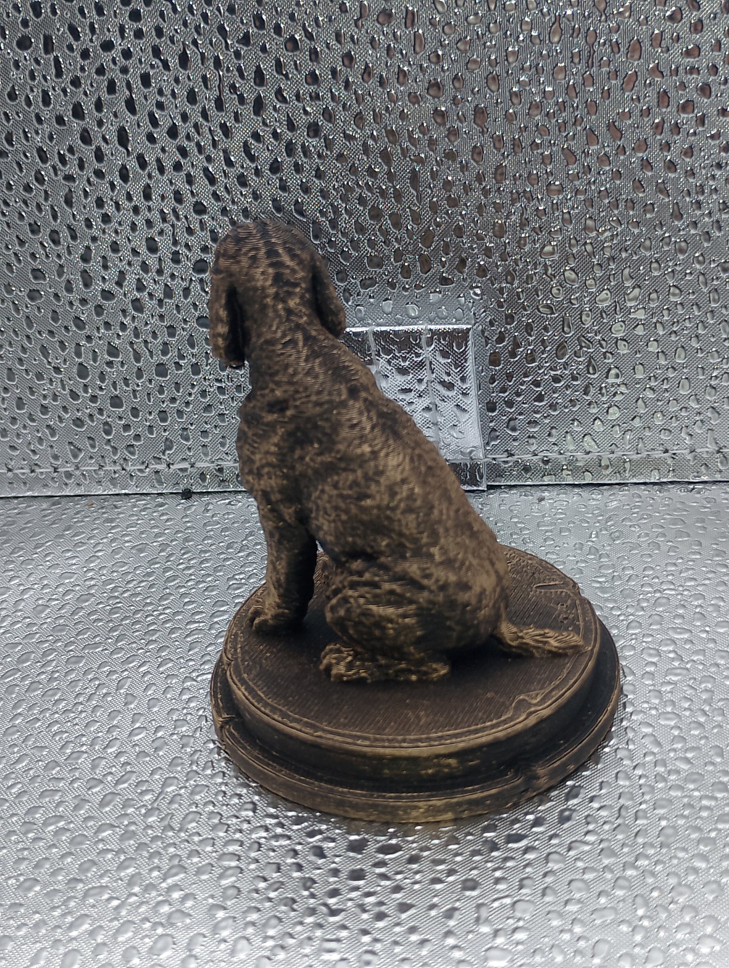 Labradoodle Dog Bust – 7cm Miniature Statue