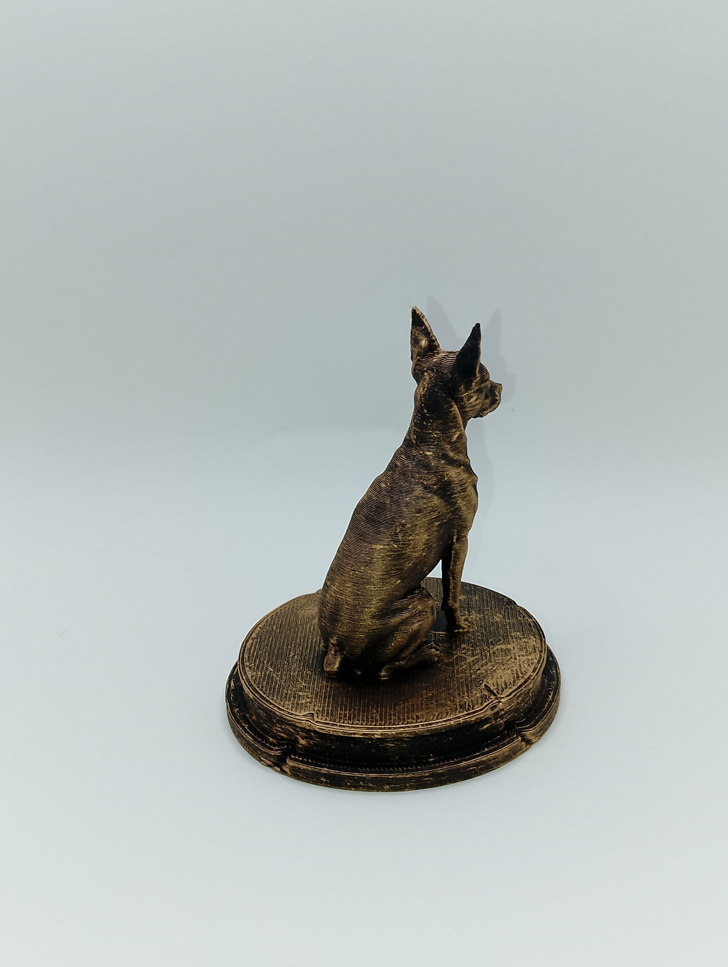 Miniature Pinscher Dog Bust – 7cm Miniature Statue