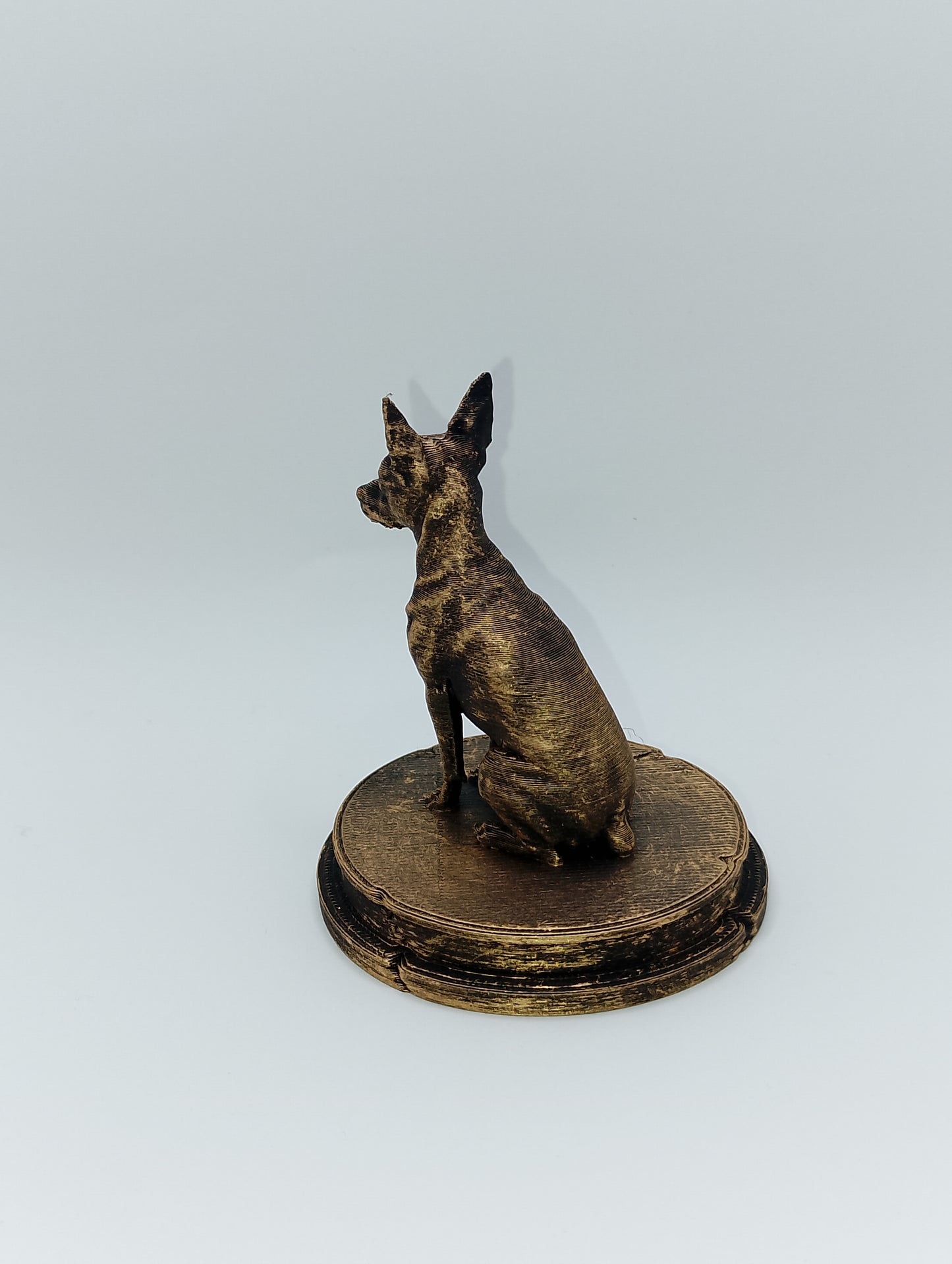 Miniature Pinscher Dog Bust – 7cm Miniature Statue