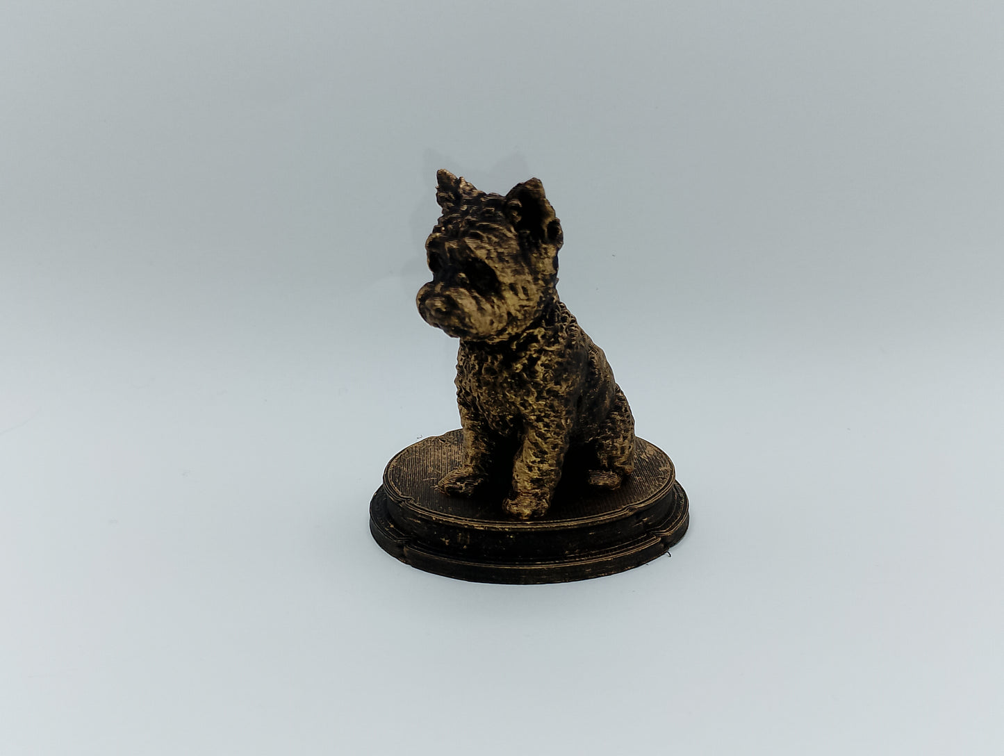 Westiepoo Dog Bust – 7cm Miniature Statue