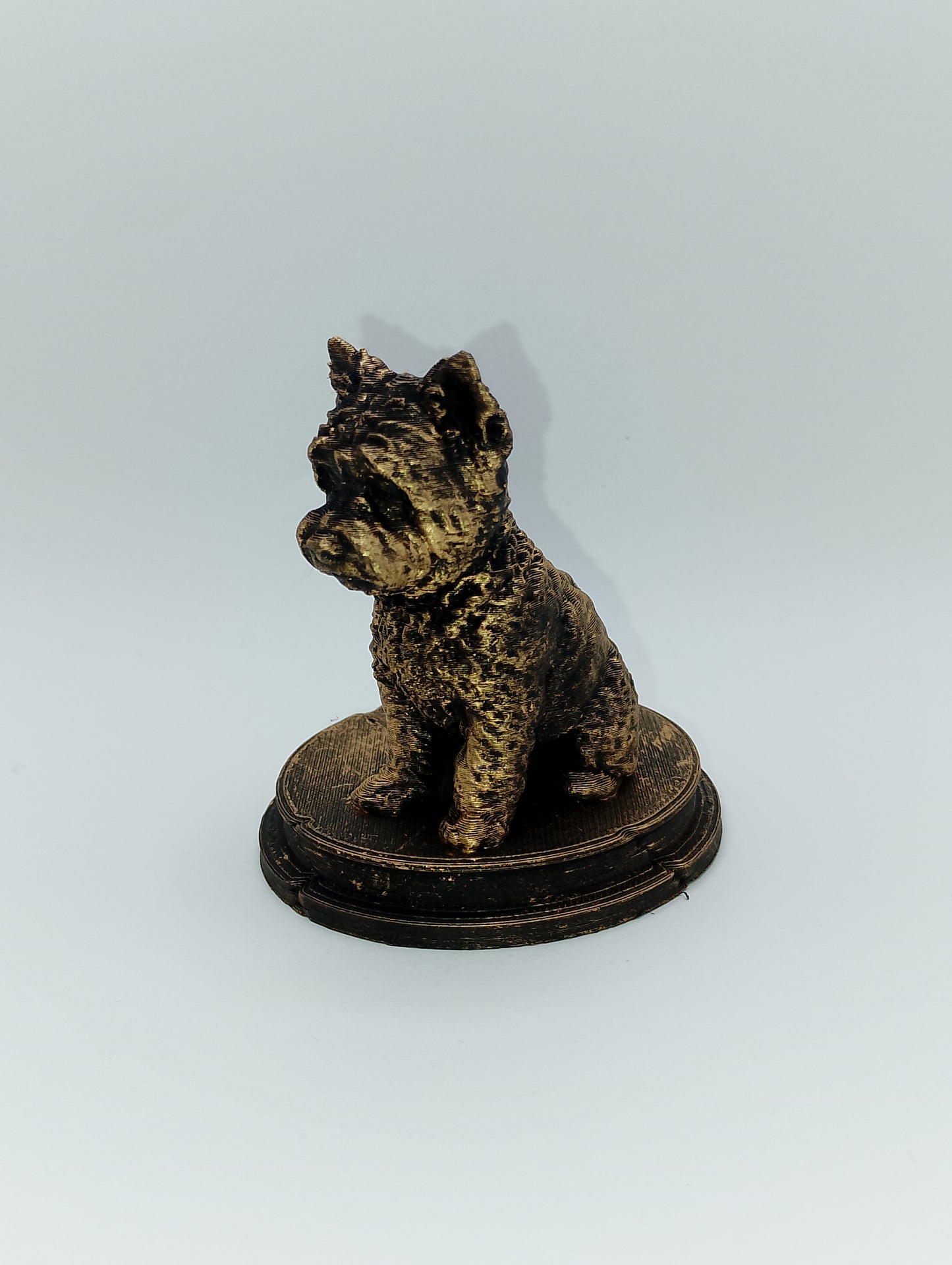 Westiepoo Dog Bust – 7cm Miniature Statue