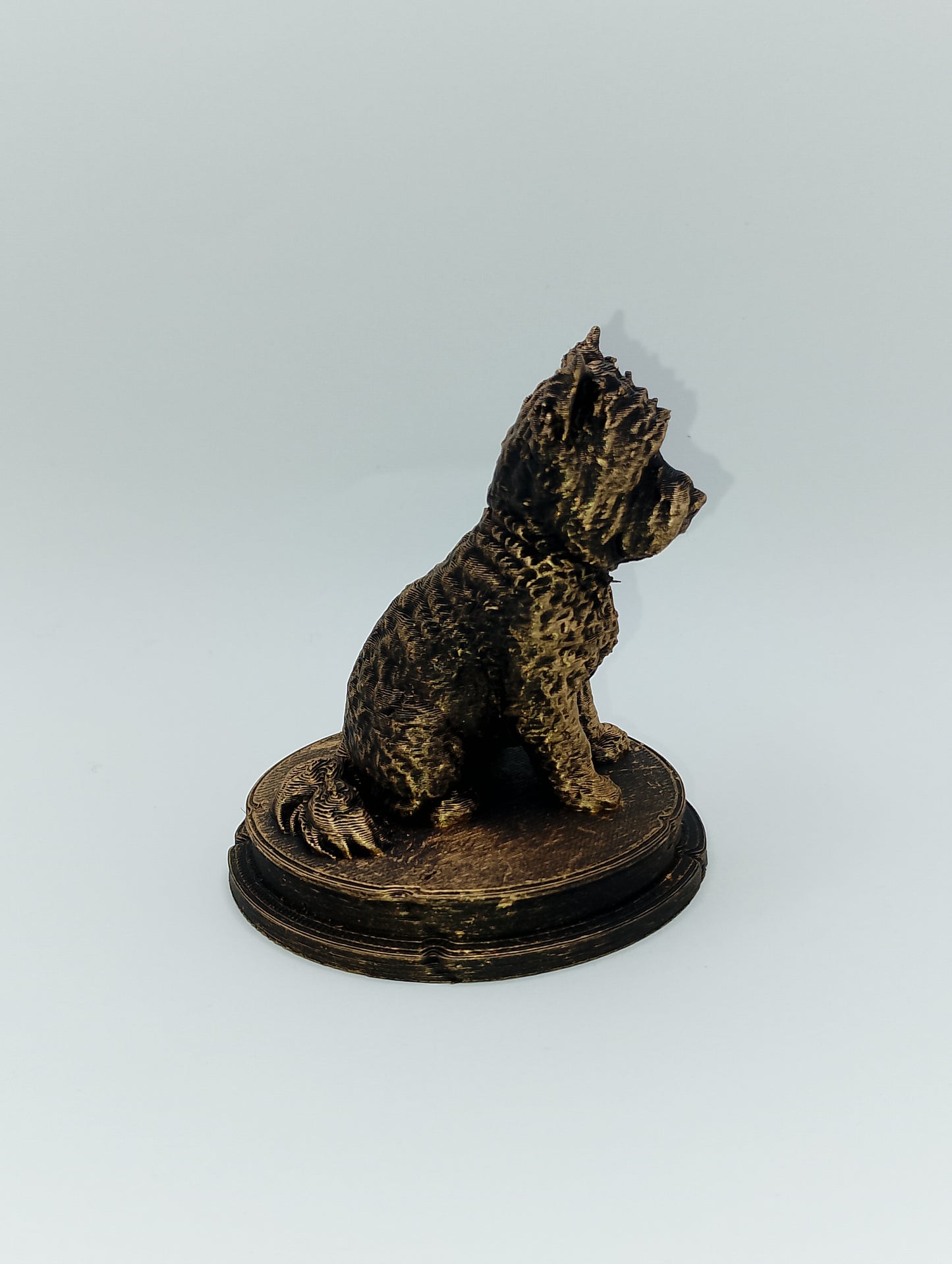 Westiepoo Dog Bust – 7cm Miniature Statue