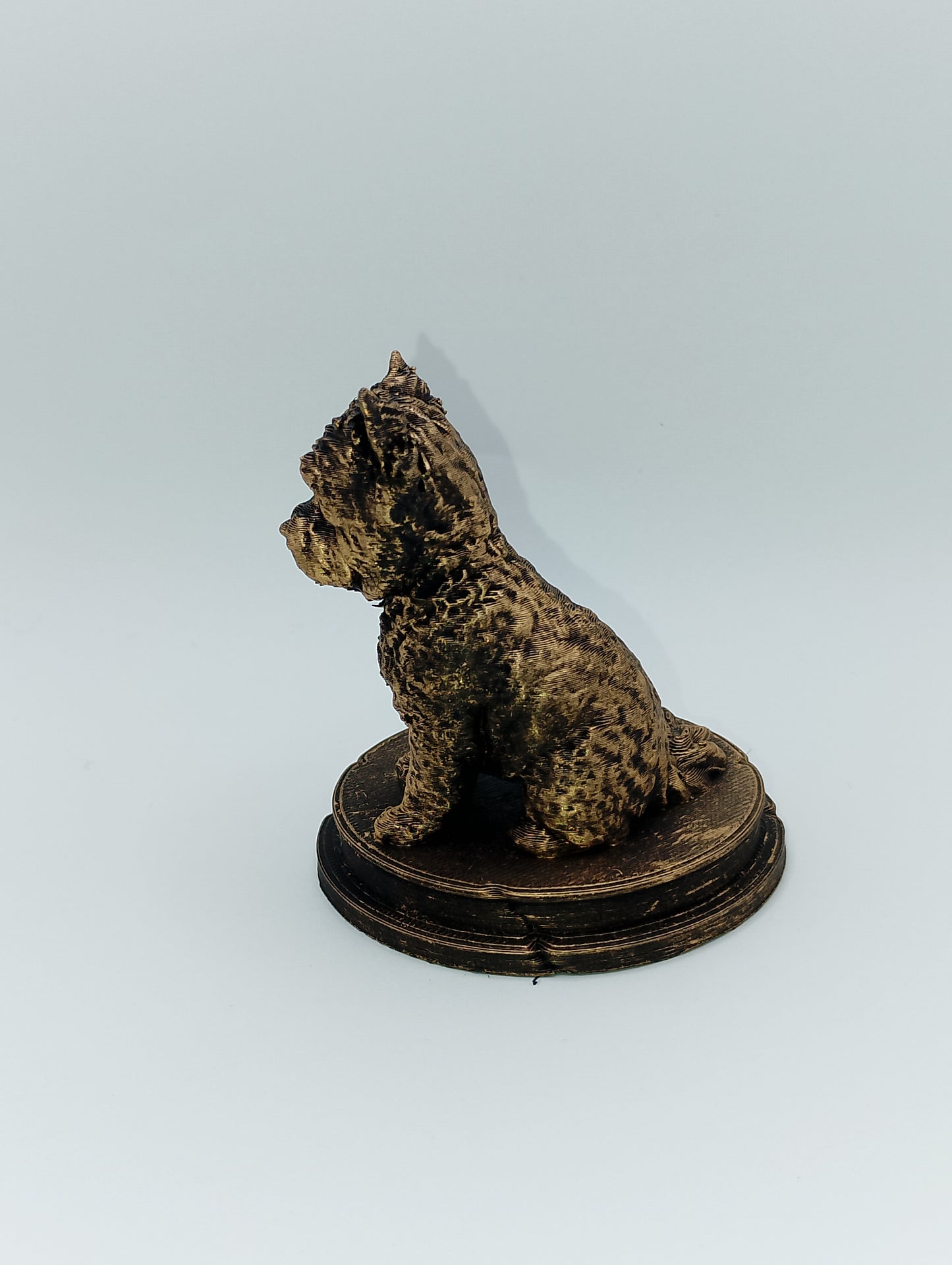 Westiepoo Dog Bust – 7cm Miniature Statue