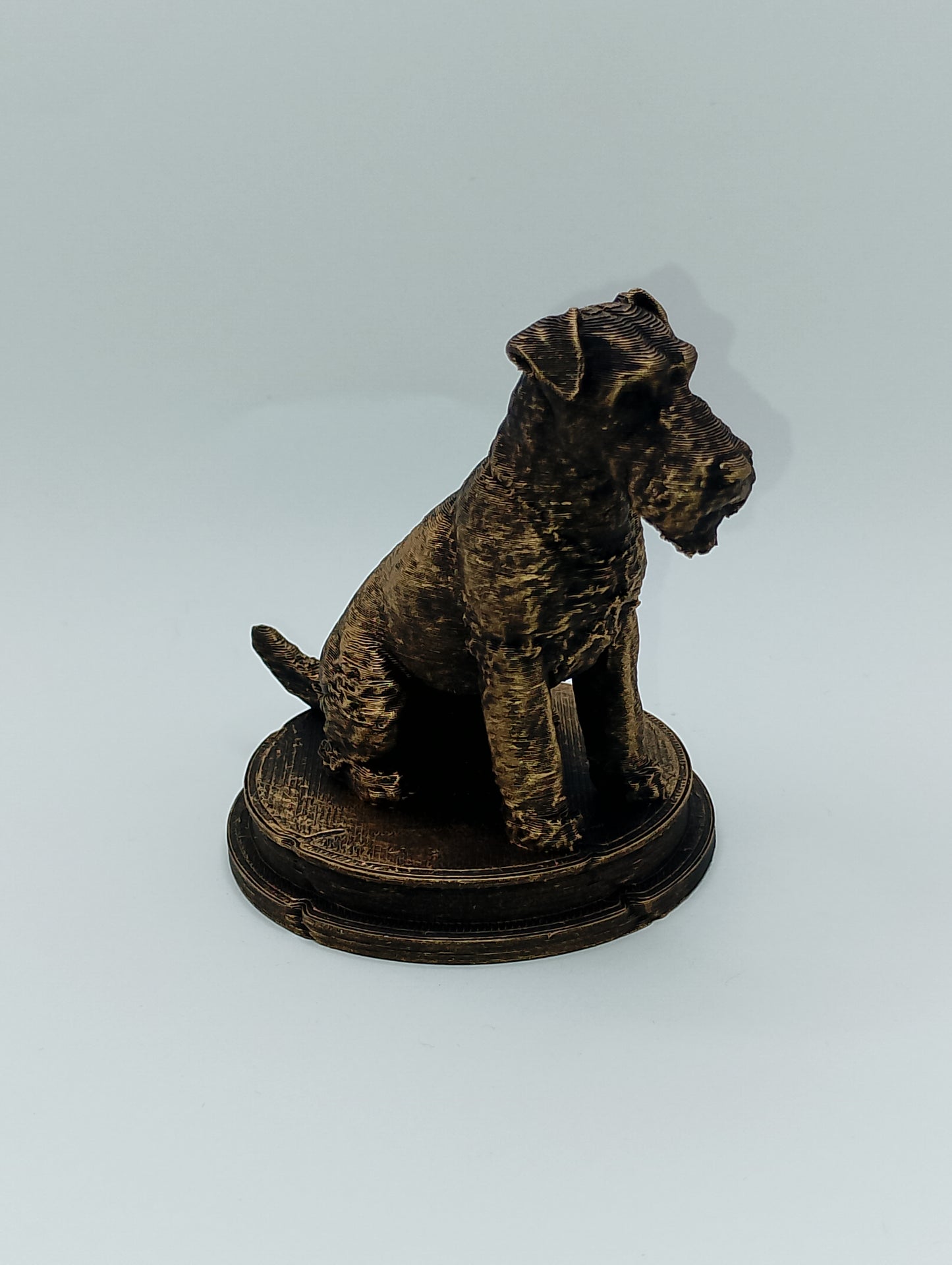 Lakeland Terrier Dog Bust – 7cm Miniature Statue