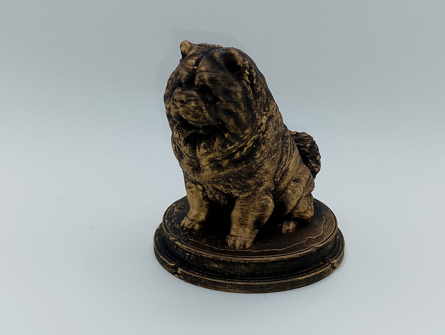 Chow Chow Dog Bust – 7cm Miniature Statue