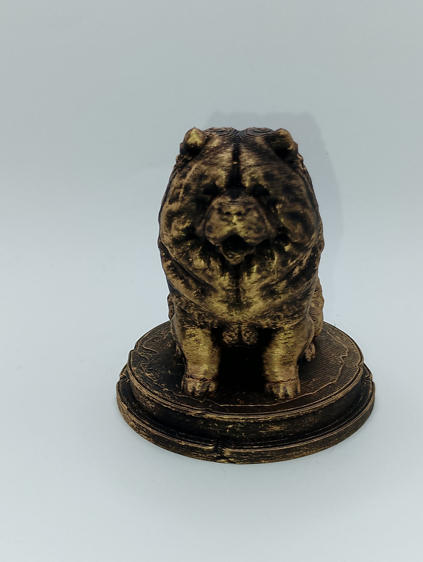 Chow Chow Dog Bust – 7cm Miniature Statue