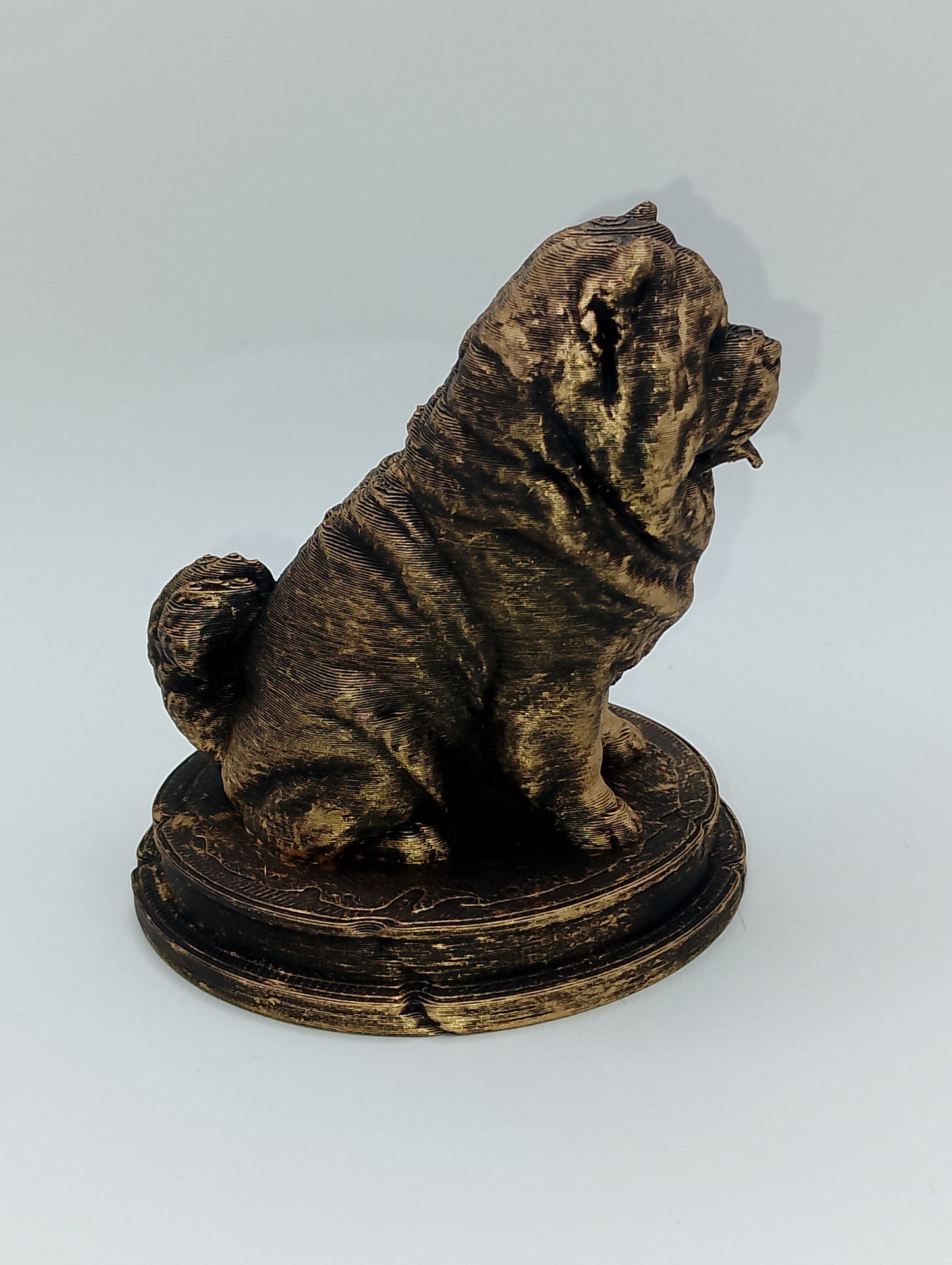Chow Chow Dog Bust – 7cm Miniature Statue
