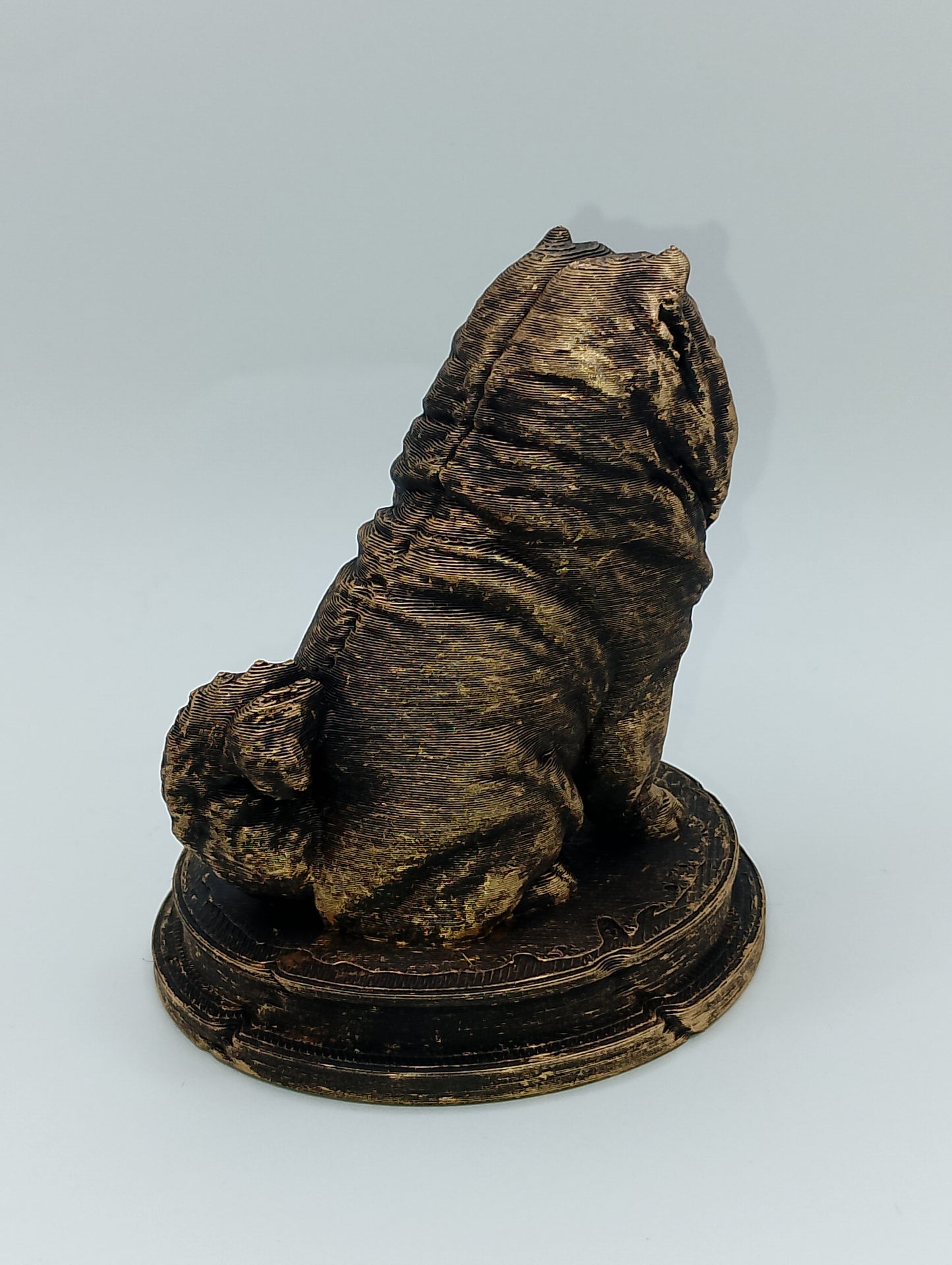 Chow Chow Dog Bust – 7cm Miniature Statue