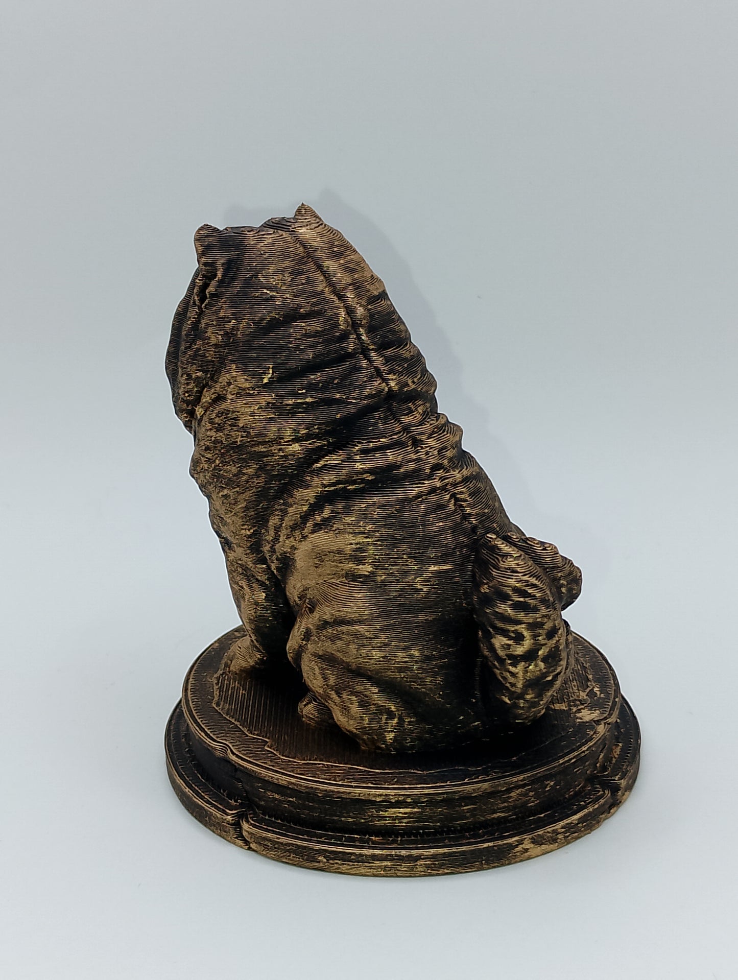Chow Chow Dog Bust – 7cm Miniature Statue