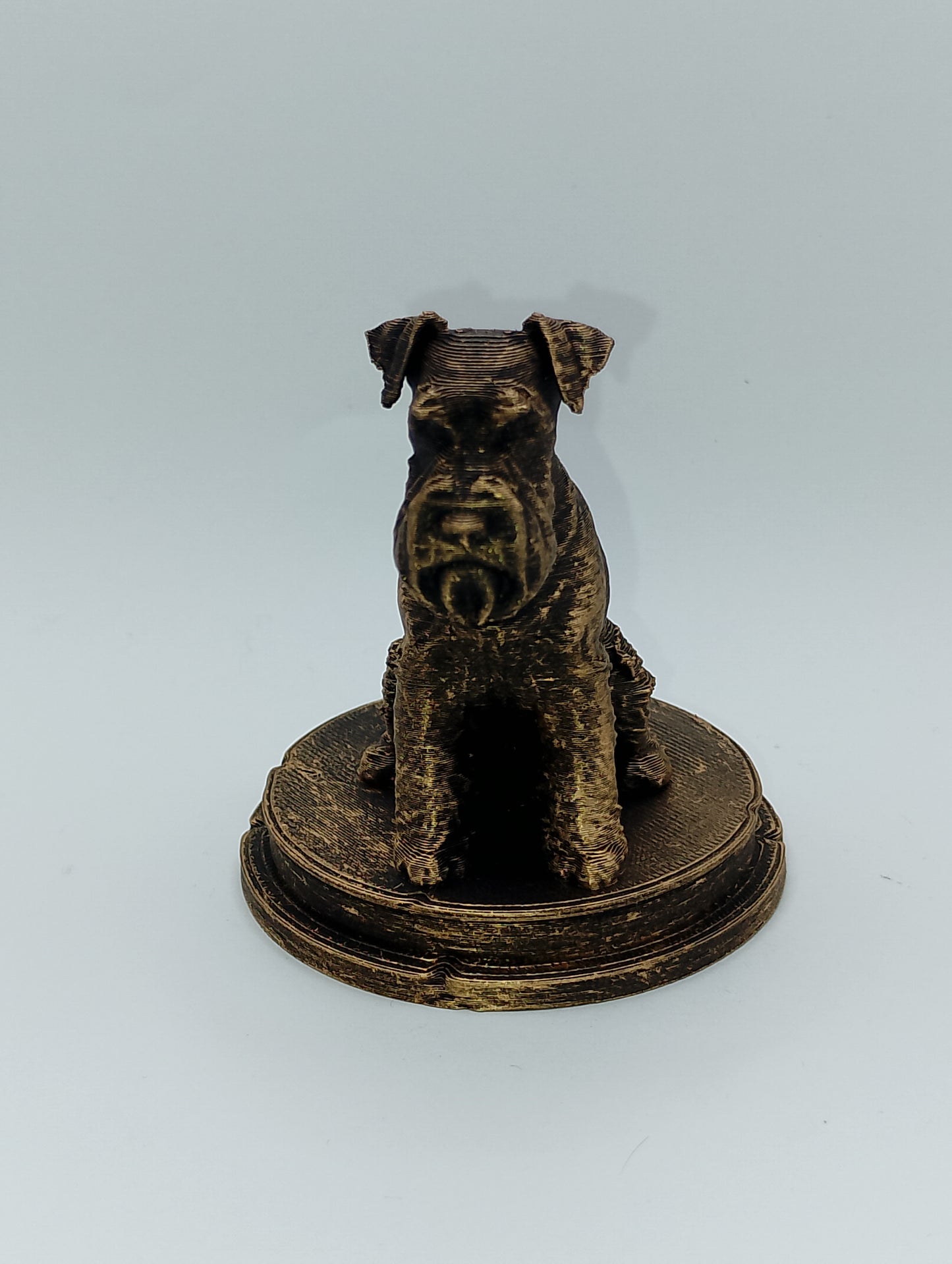 Miniature Schnauzer Dog Bust – 7cm Miniature Statue